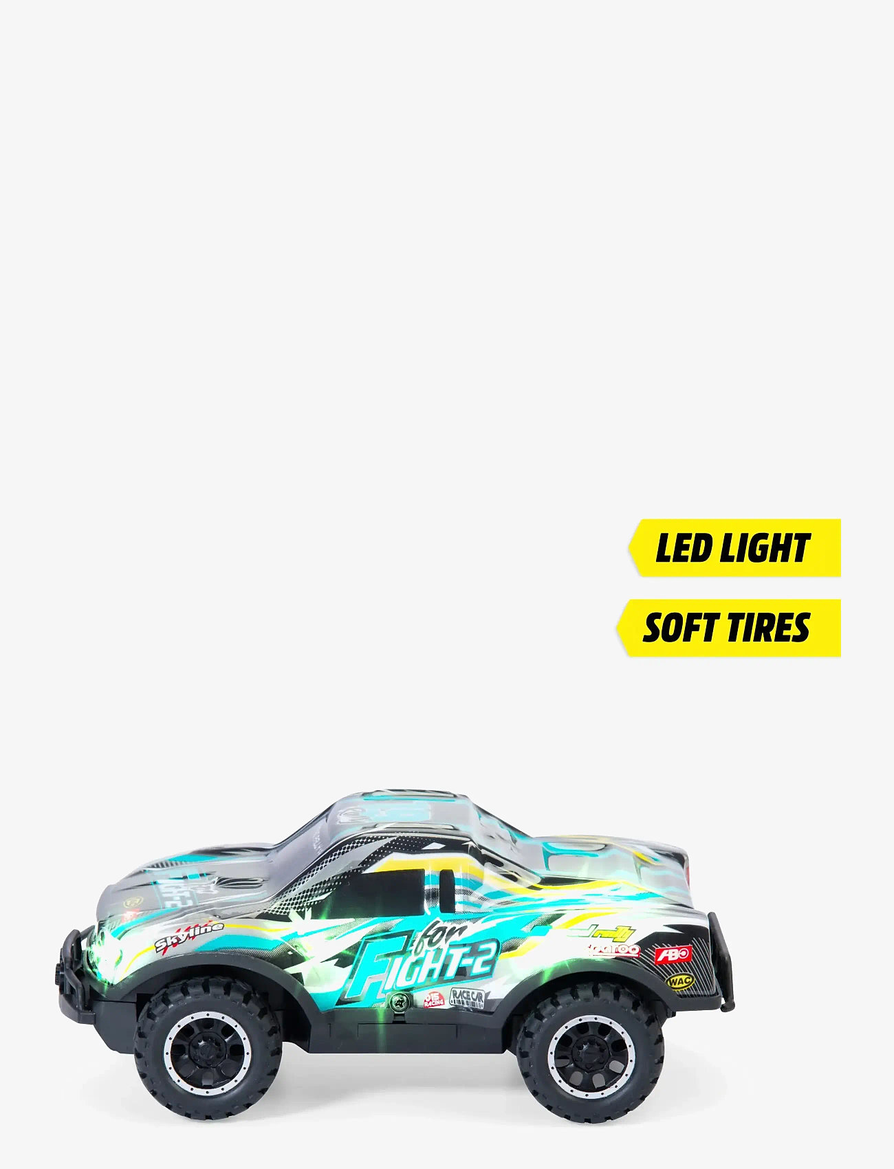 Dickie Toys - Dickie Toys Radio Controlled Glow Rally Truck - puldiga mänguasjad - multicolor - 5