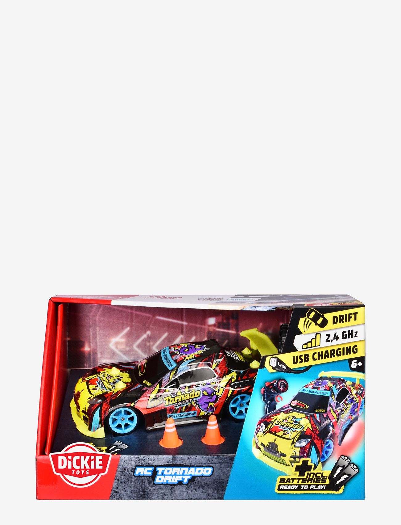 Dickie Toys - Dickie Toys RC Tornado Drift - fjernstyret legetøj - multi coloured - 1