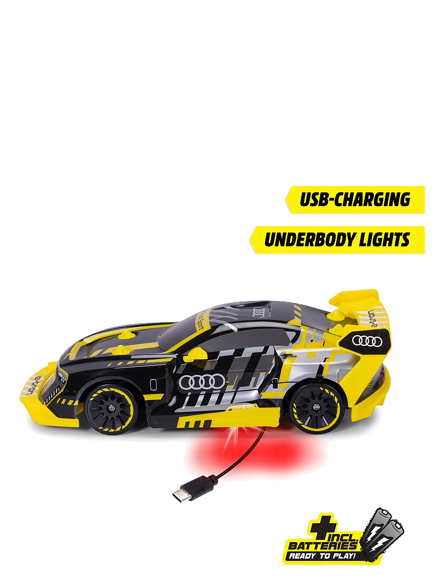 Dickie Toys - Dickie Toys radio controlled Audi S1 E-Tron Drift Car, 22 cm - ferngesteuertes spielzeug - multi coloured - 3