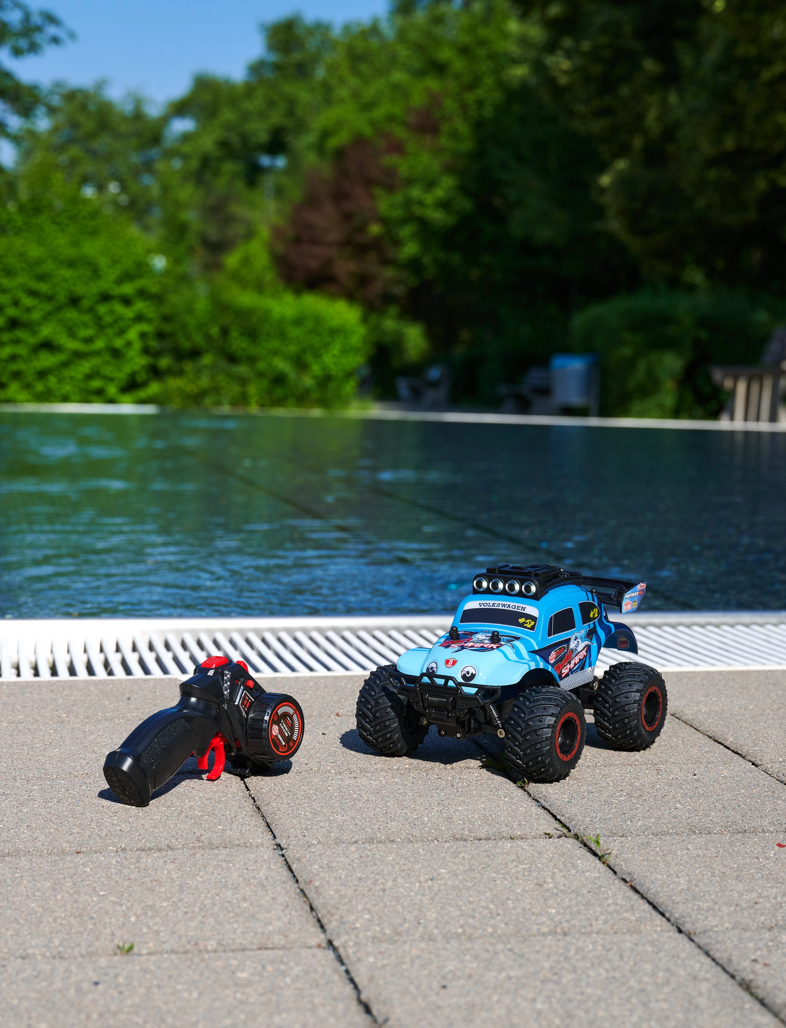 Dickie Toys Radio-Controlled Car Volkswagen Beetle Baja Bug, Børn, Remote Controlled Legetøj, Multi/mønstret, Str: ONE SIZE