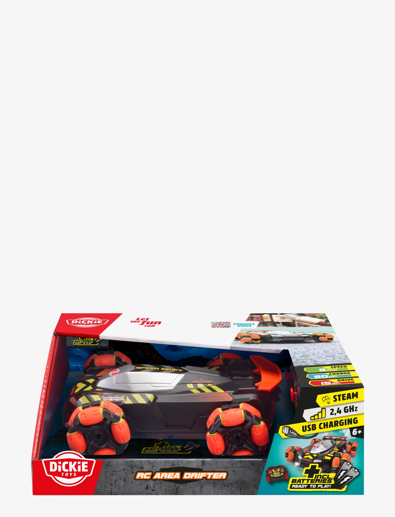 Dickie Toys - Dickie Toys Area Drifter Radio Controlled Car, 25 cm - black - 2
