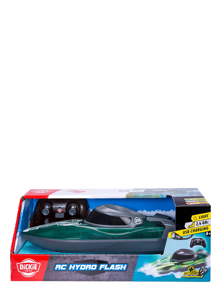 Dickie Toys - Dickie Toys radio controlled Hydro Flash Speed Boat, 31 cm - puldiga mänguasjad - multi coloured - 1