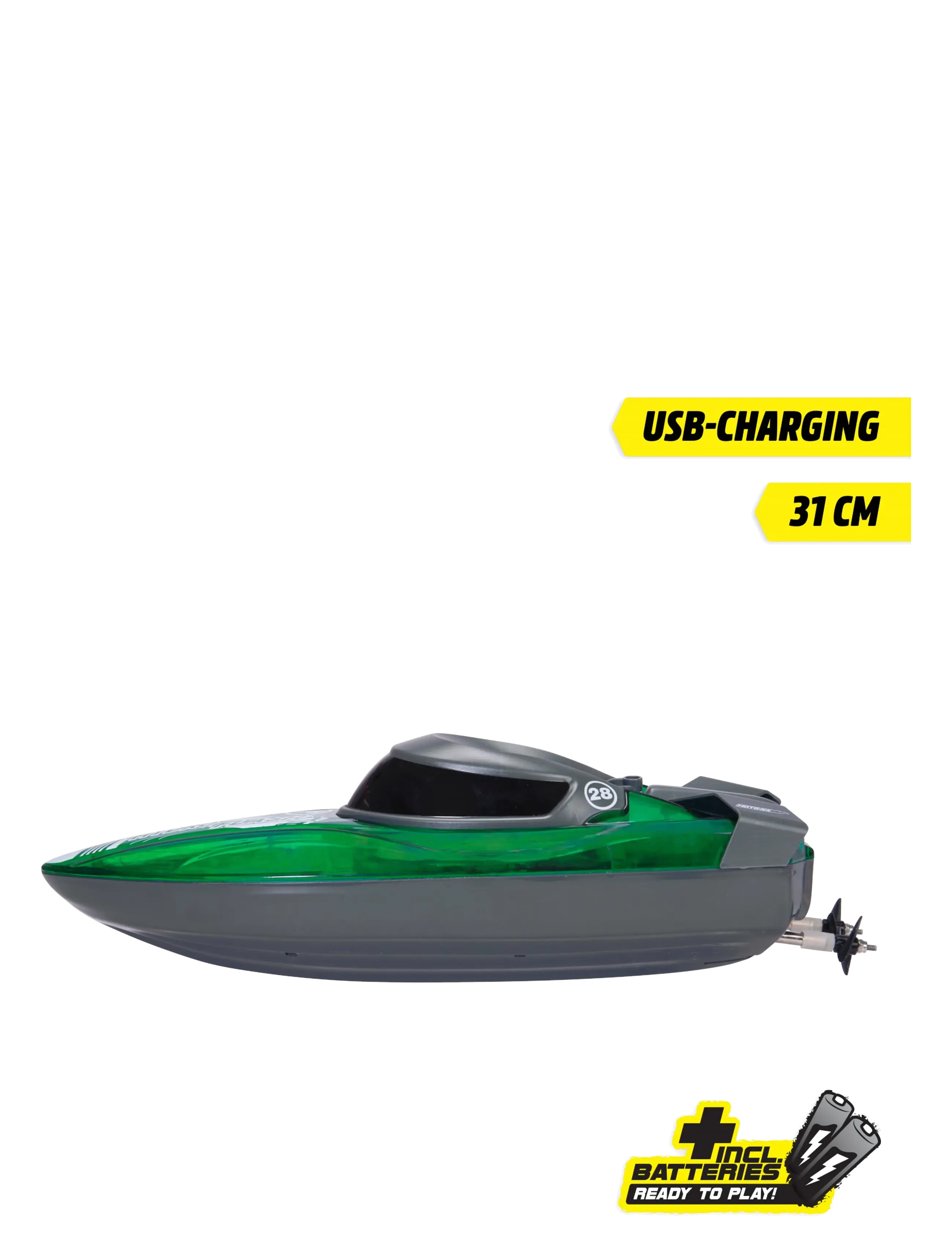 Dickie Toys - Dickie Toys radio controlled Hydro Flash Speed ​​Boat, 31 cm - puldiga mänguasjad - multi coloured - 4
