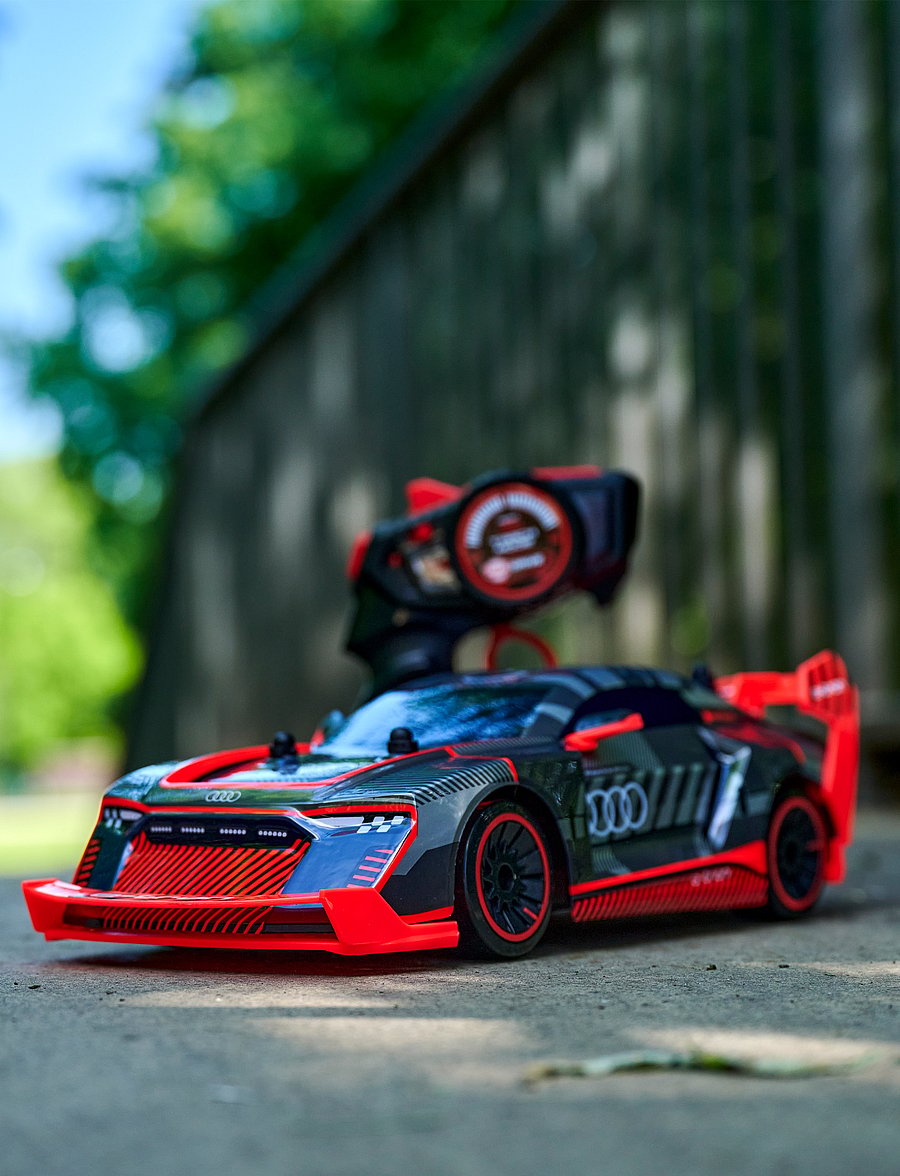 Dickie Toys - Dickie Toys Audi S1 E-Tron Quattro Drift Radio Controlled Car 1:16 - puldiga mänguasjad - multi coloured - 0