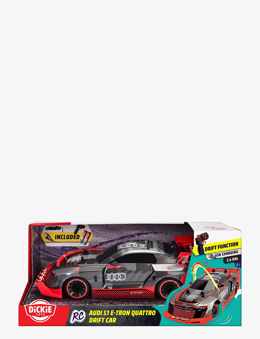 Dickie Toys - Dickie Toys Audi S1 E-Tron Quattro Drift Radio Controlled Car 1:16 - puldiga mänguasjad - multi coloured - 3
