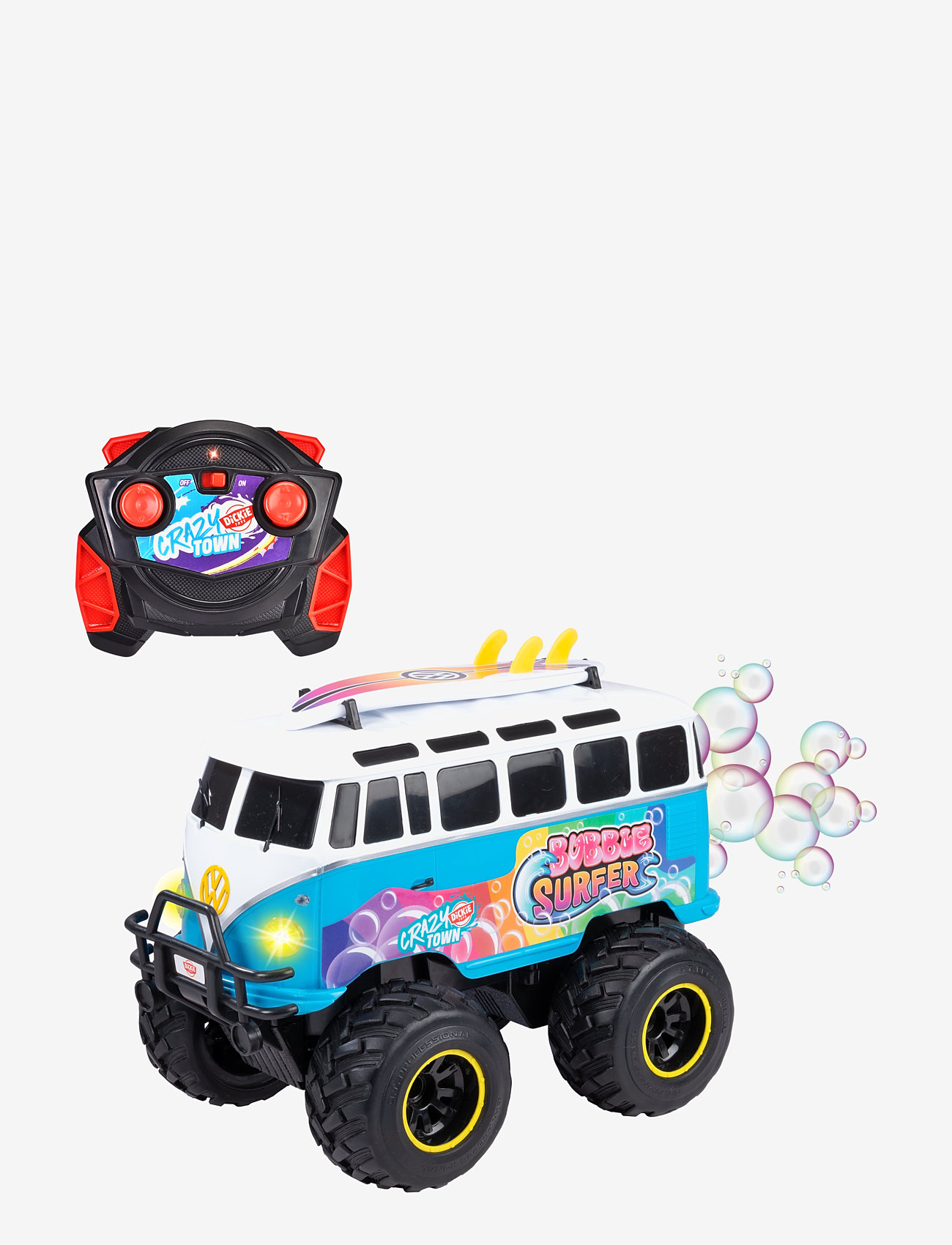 Dickie Toys - Dickie Toys Radio Controlled Volkswagen T1 Bubble Bus - radiostyrda leksaker - blue - 1
