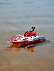 Dickie Toys - Radiostyrd brandbåt med vattenspruts-funktion - båtar - red - 6