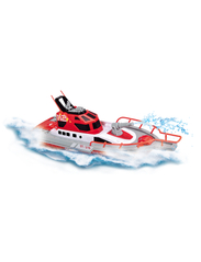 Dickie Toys - Radiostyrd brandbåt med vattenspruts-funktion - båtar - red - 7