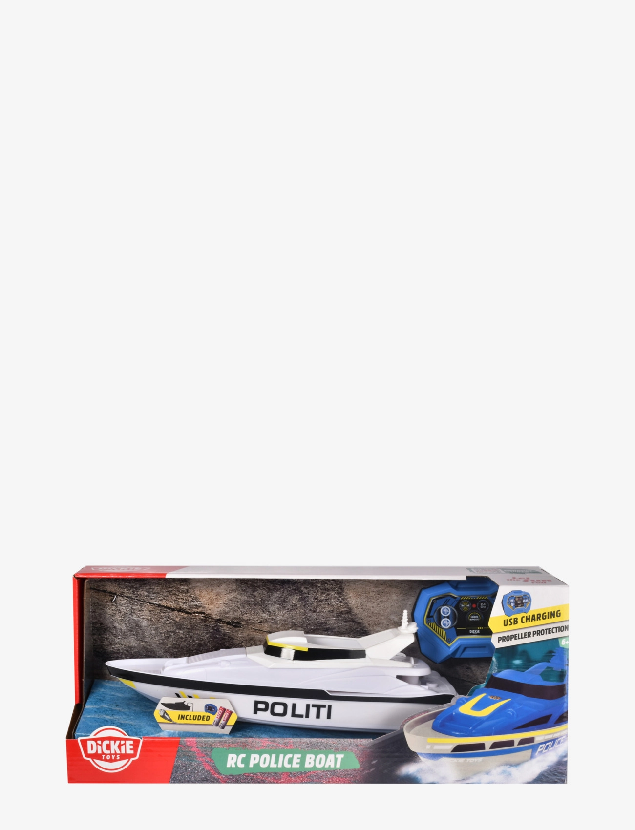 Dickie Toys - Norwegian RC Police Boa - blue - 1