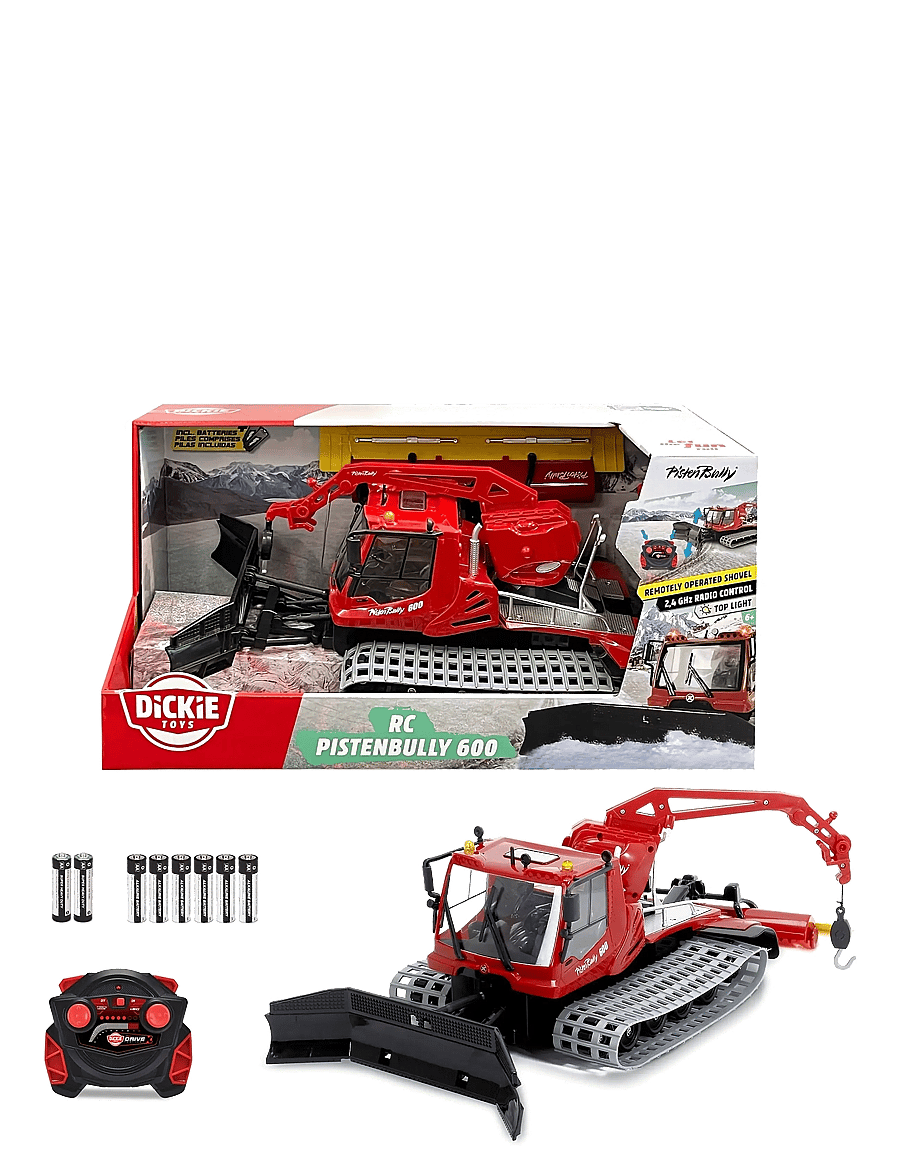 Dickie Toys - Dickie Toys Radiostyrd Pistmaskin 1:18 - radiostyrda leksaker - red - 0