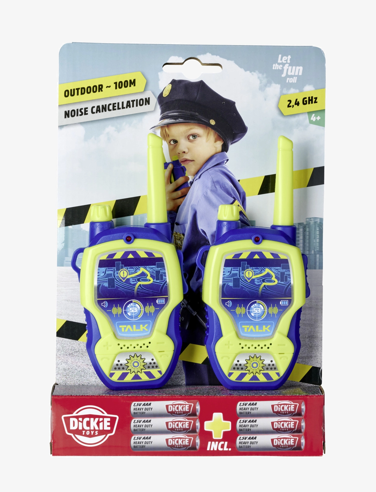 Dickie Toys - Dickie Toys Polis Walkie-Talkie, 16cm - Électronique et médias - multi coloured - 3