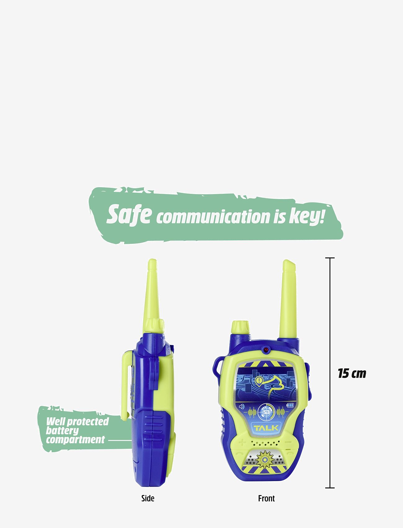 Dickie Toys - Dickie Toys Polis Walkie-Talkie, 16cm - elektroonika ja meedia - multi coloured - 4