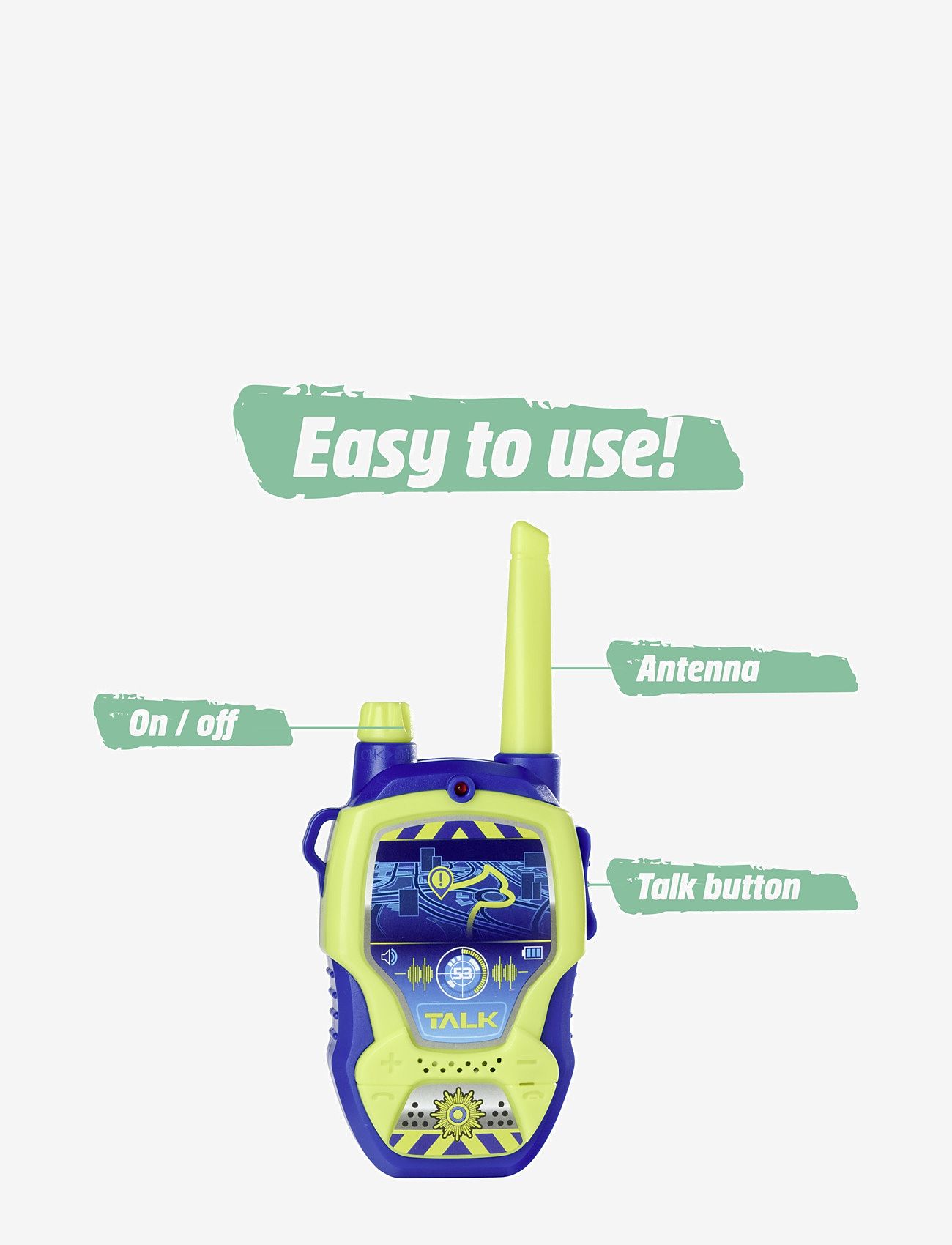 Dickie Toys - Dickie Toys Polis Walkie-Talkie, 16cm - elektroonika ja meedia - multi coloured - 5