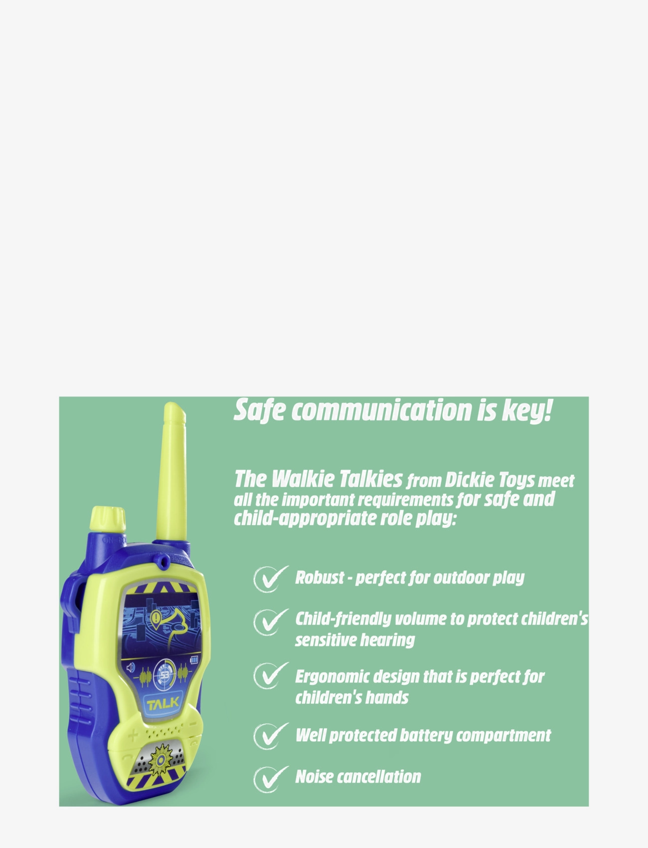 Dickie Toys - Dickie Toys Polis Walkie-Talkie, 16cm - die niedrigsten preise - multi coloured - 5