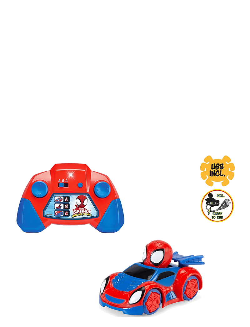 Dickie Toys - Radio Controlled Car Marvel Spidey Web-Crawler 1:50 - ferngesteuertes spielzeug - multicolor - 1