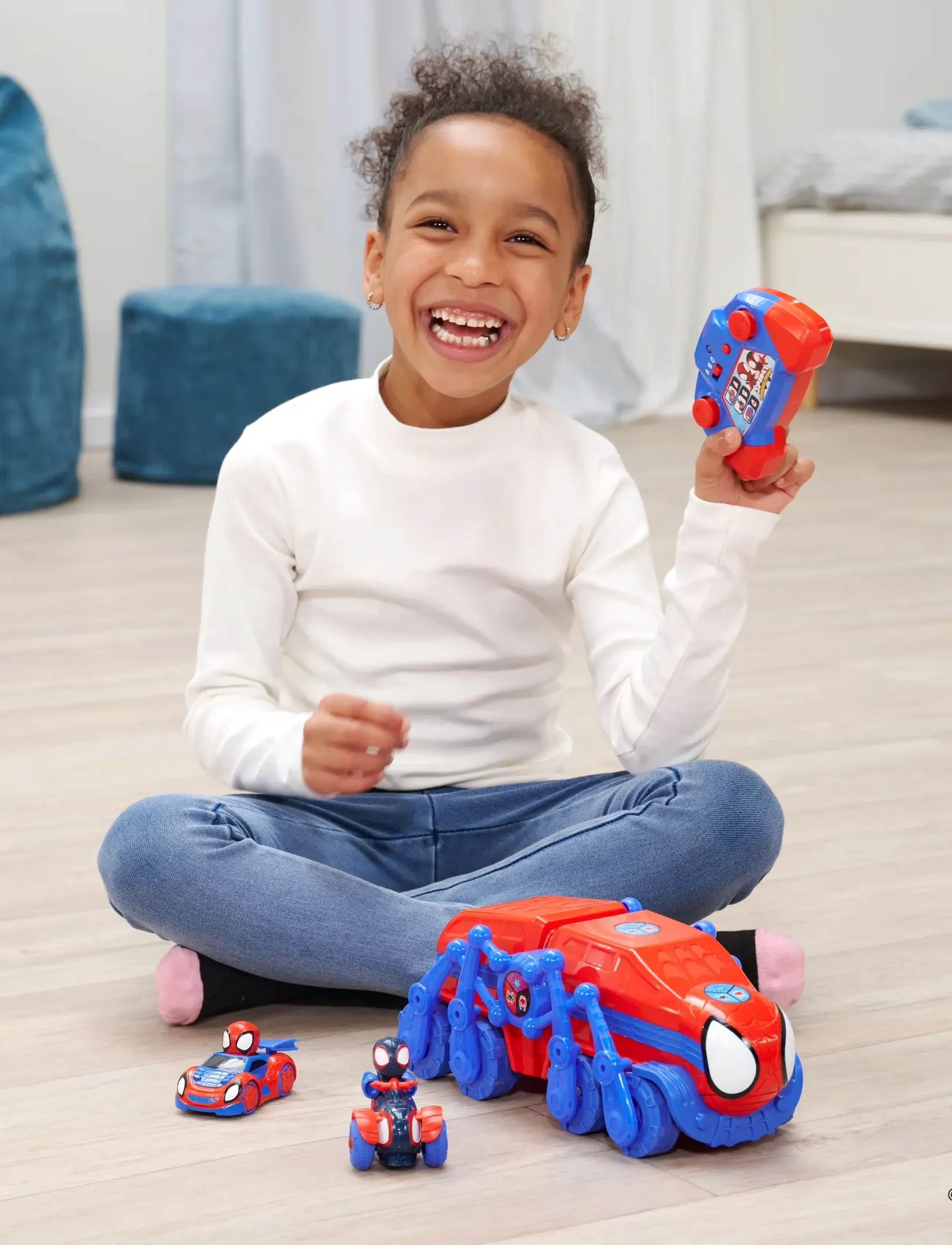 Dickie Legetøj Radio Controlled Car Marvel Spidey Web-Crawler 1:50, One Size, Red, Legetøj > Remote Controlled Legetøj, Børn