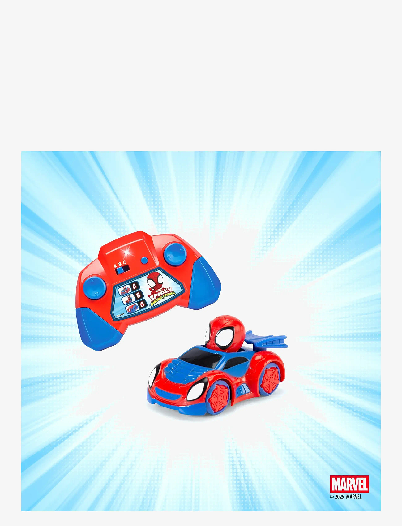 Dickie Toys - Radio Controlled Car Marvel Spidey Web-Crawler 1:50 - ferngesteuertes spielzeug - multicolor - 5