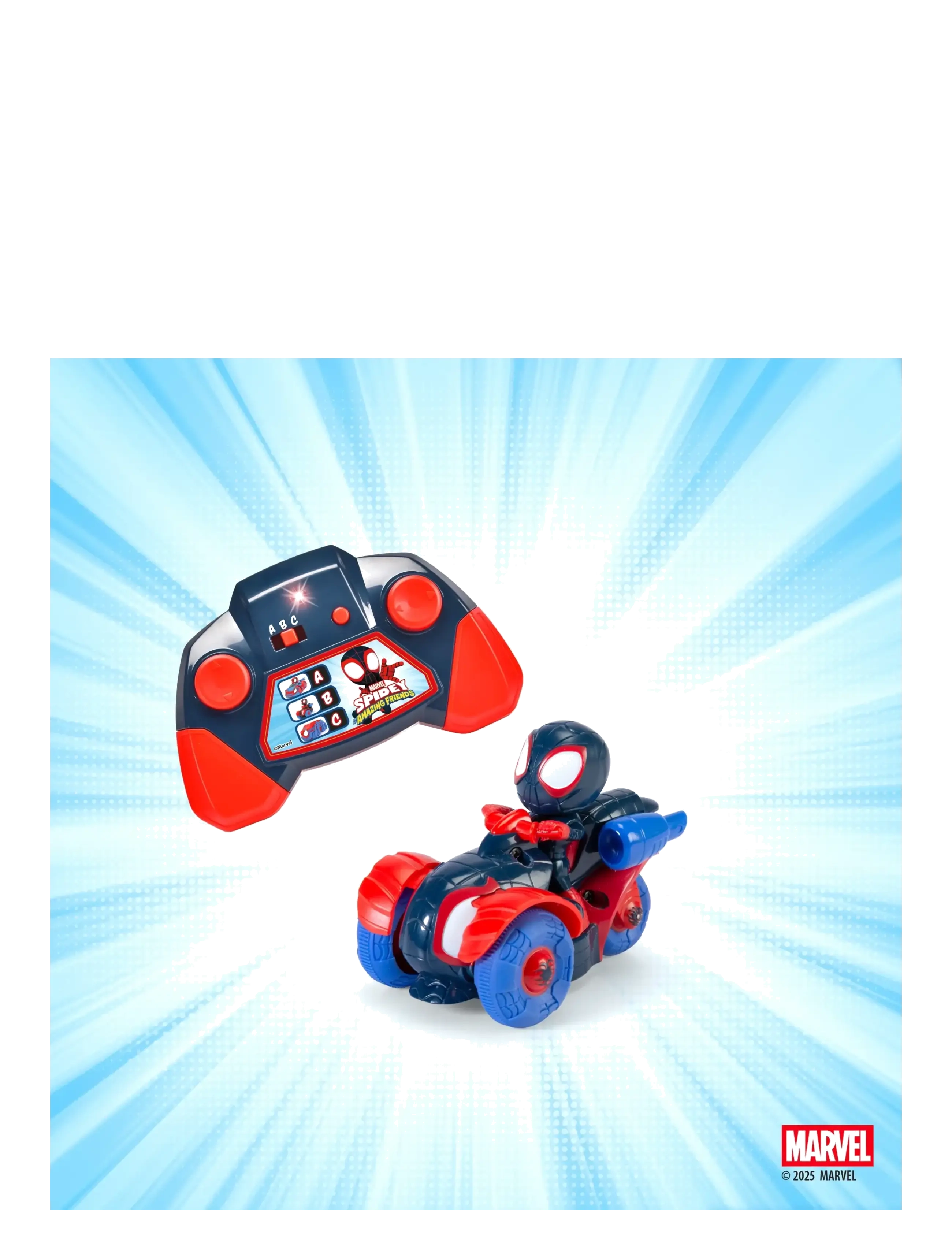 Dickie Toys - Radio Controlled Car Marvel  Miles Techno-Racer 1:50 - remote controlled toys - multicolor - 5