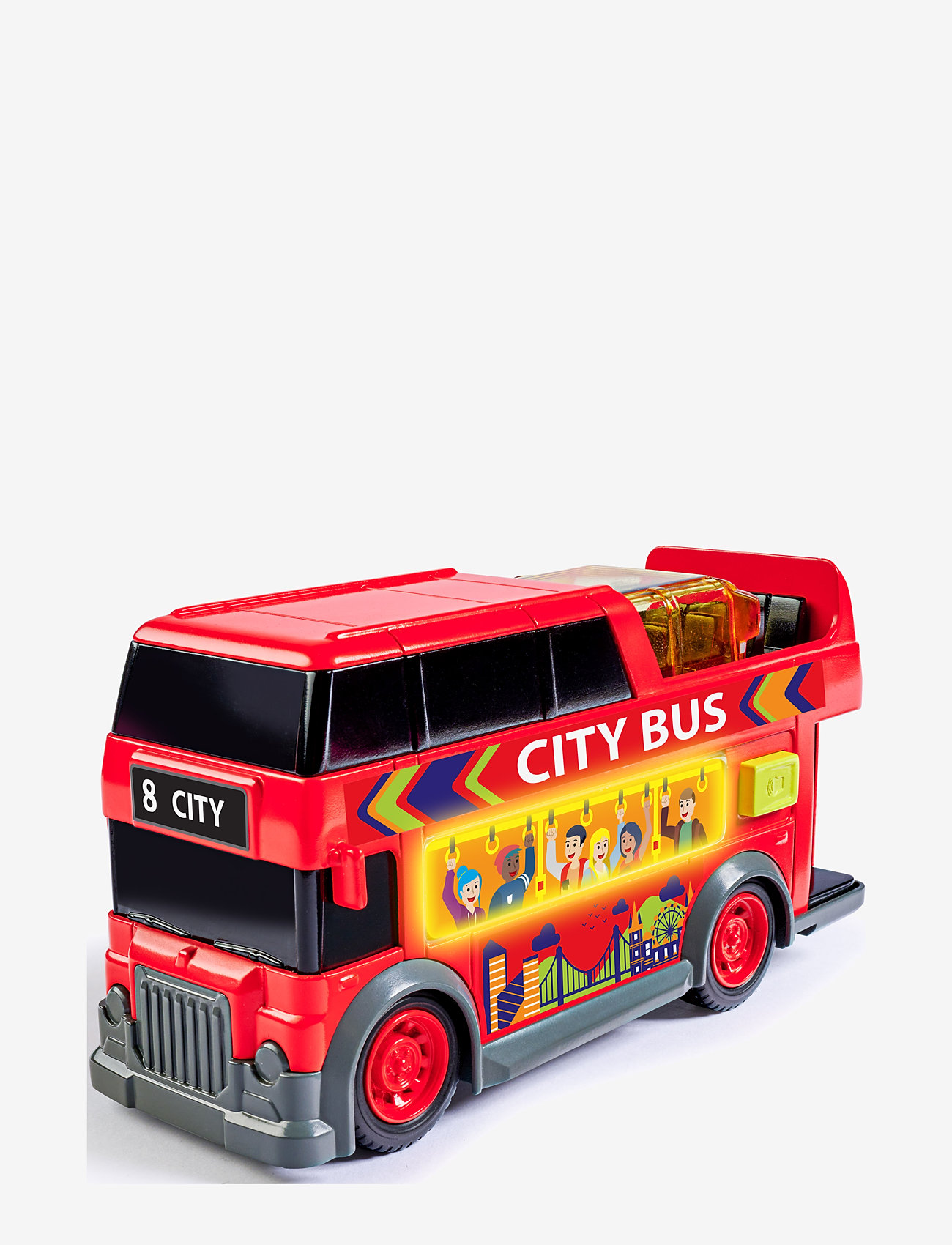 Dickie Toys - Dickie Toys Dobbeltdekker Buss - de laveste prisene - red - 0