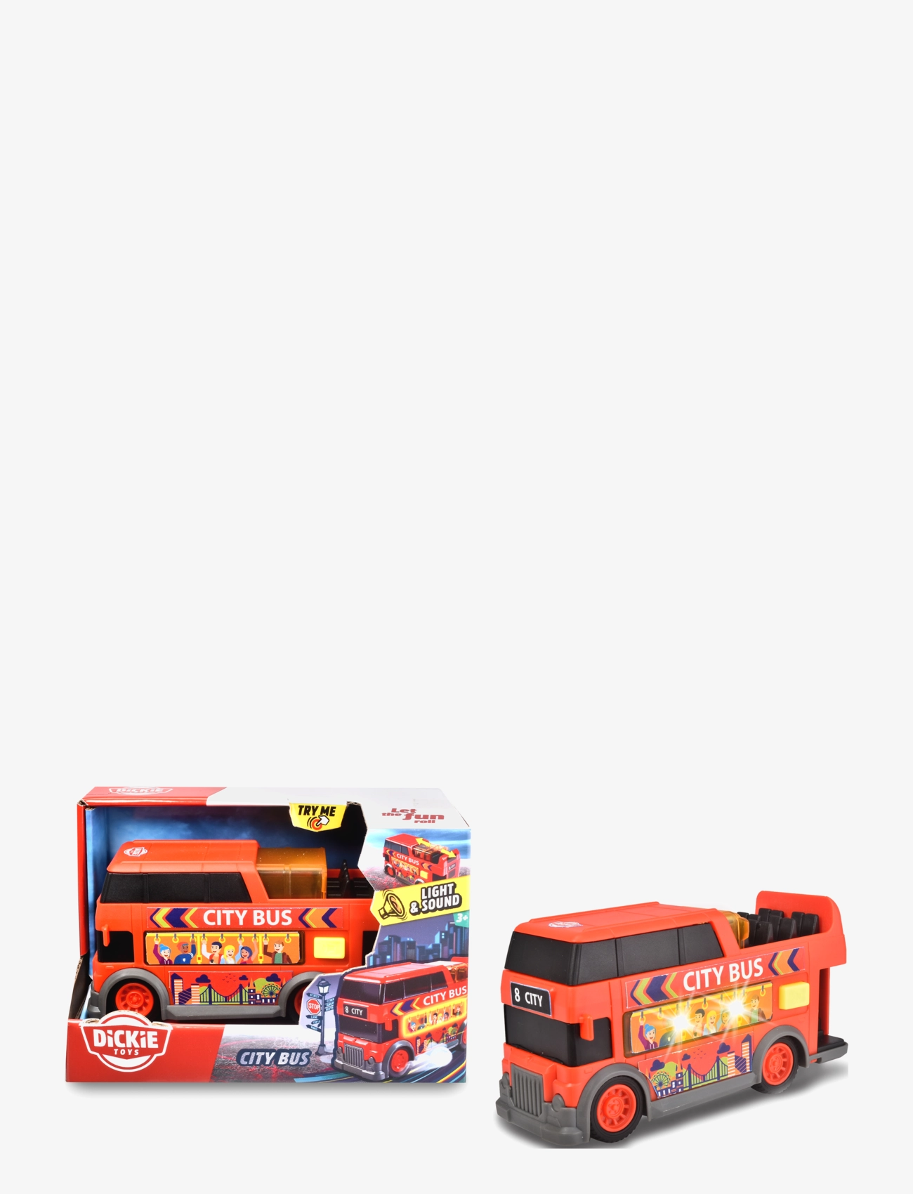 Dickie Toys - Dickie Toys City Bus - red - 1