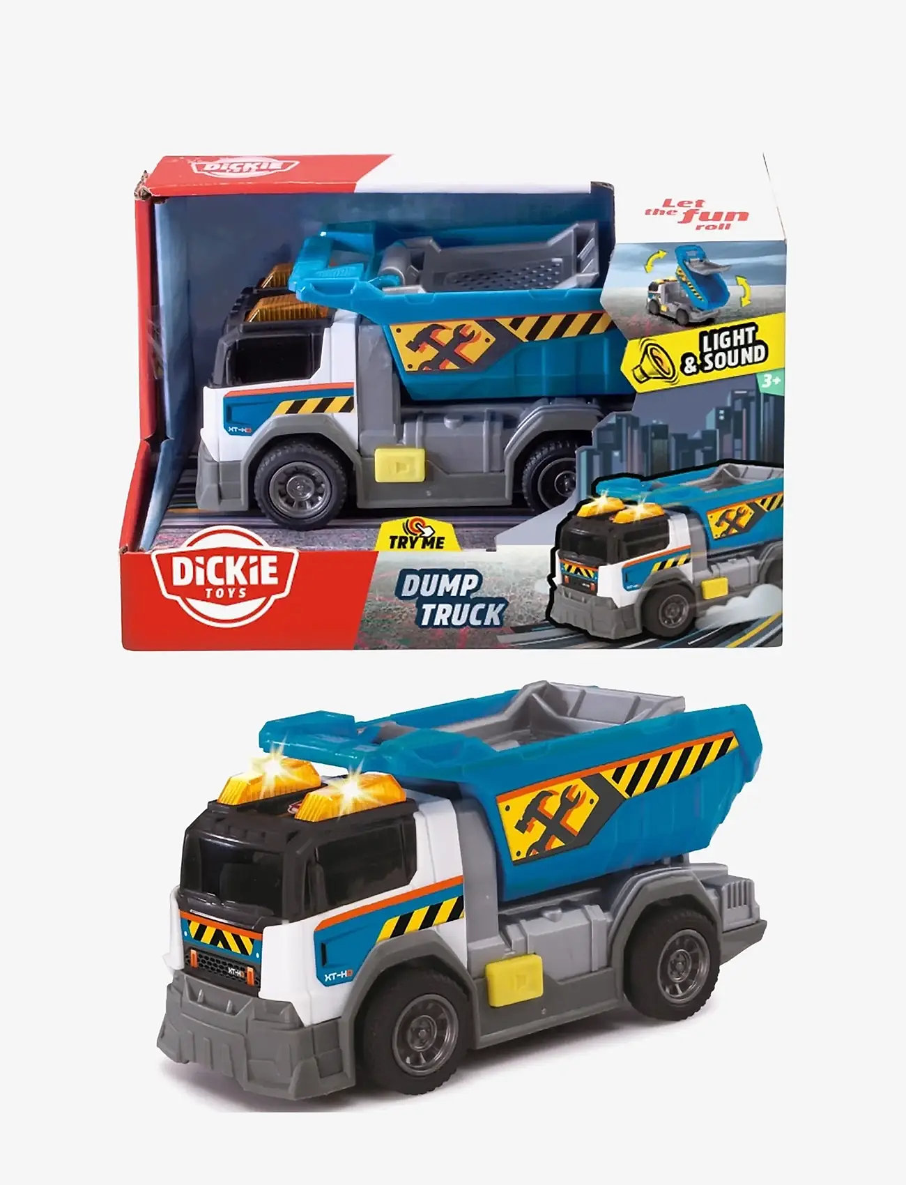Dickie Toys - Dickie Toys Dump Truck, 15 cm - byggmaskiner - multi coloured - 2