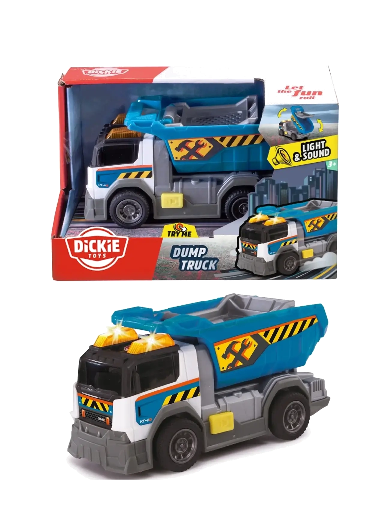 Dickie Toys - Dickie Toys Dump Truck, 15 cm - véhicules de construction - multi coloured - 2