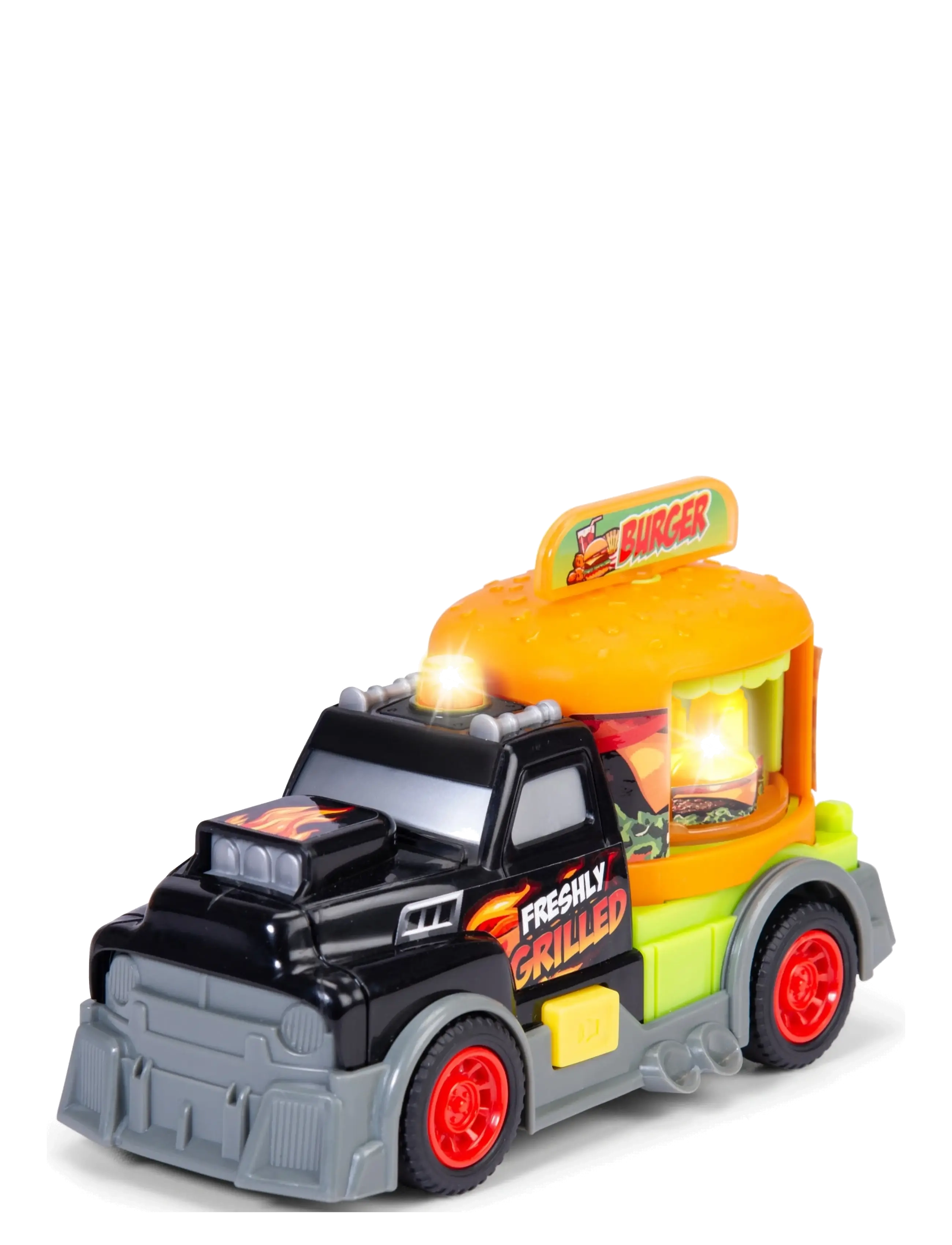Dickie Toys Burger Truck, 15 Cm, Trucks, Gul, Str: ONE SIZE
