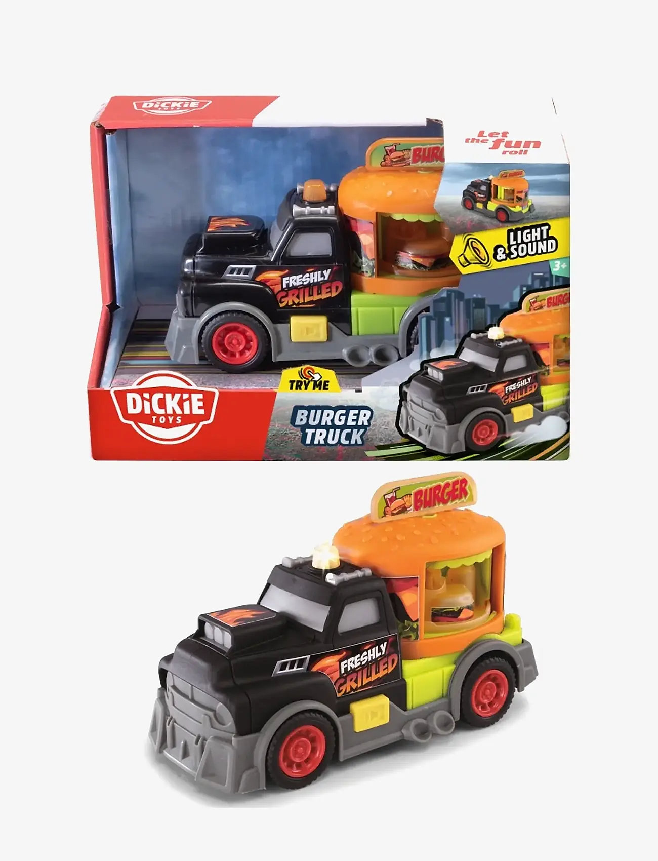 Dickie Toys - Dickie Toys Burger Truck, 15 cm - lastbilar - multi coloured - 2