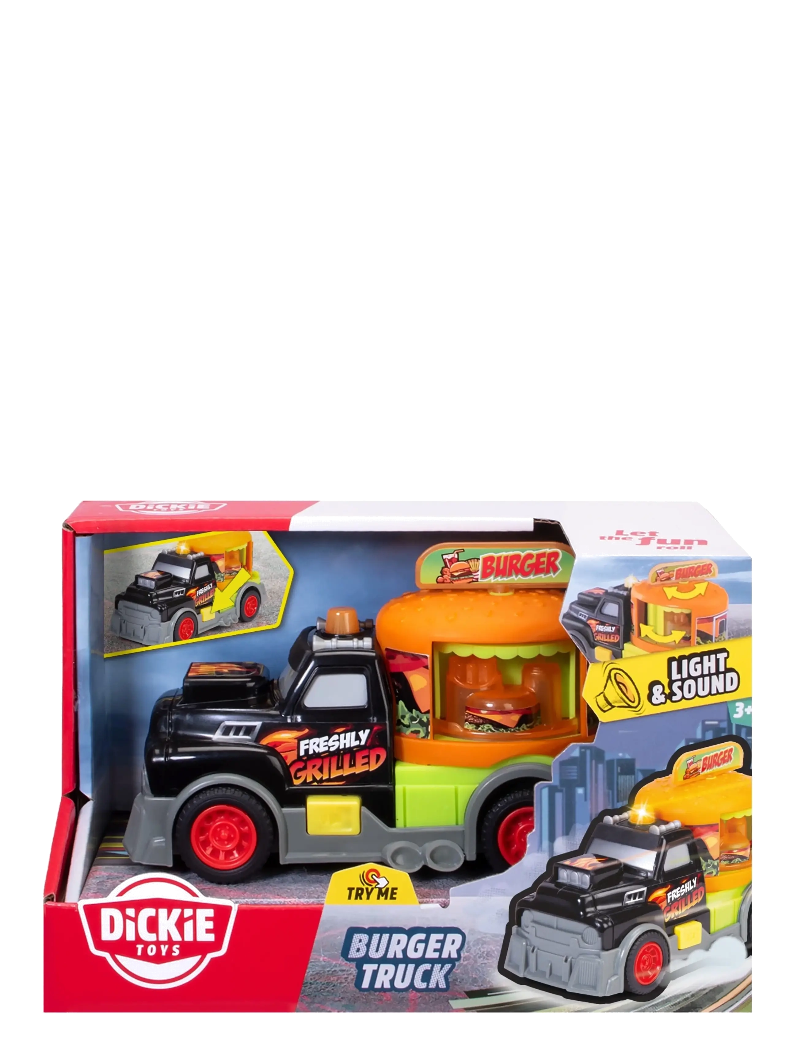 Dickie Toys - Dickie Toys Burger Truck, 15 cm - lastbiler - multi coloured - 3