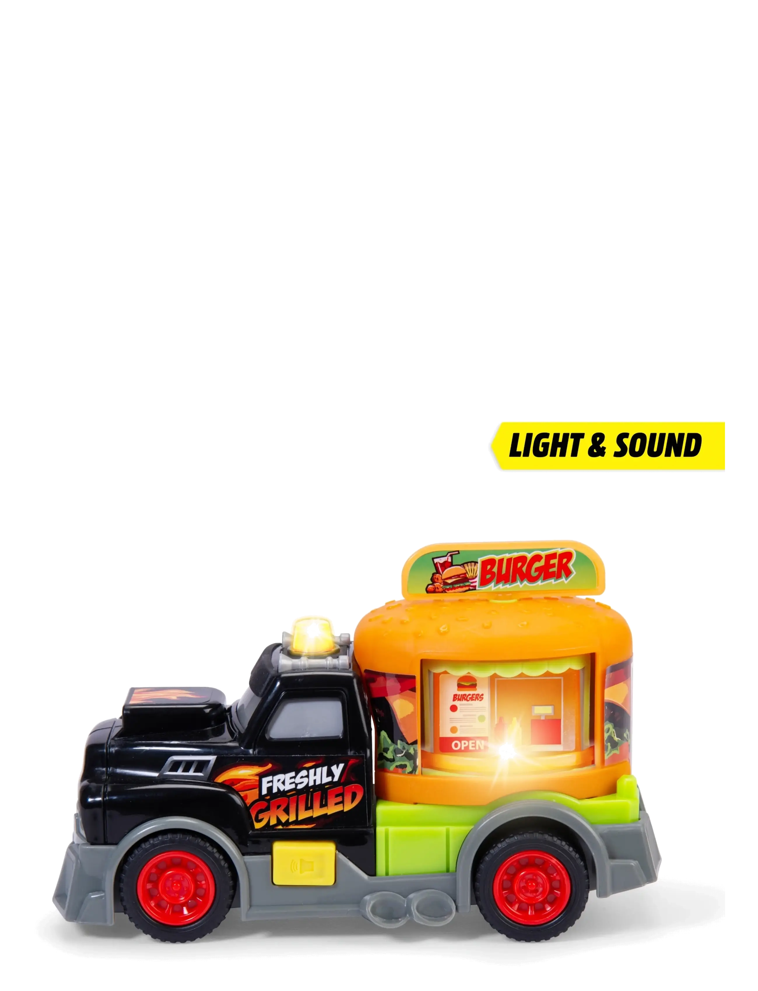 Dickie Toys - Dickie Toys Burger Truck, 15 cm - lastbiler - multi coloured - 4