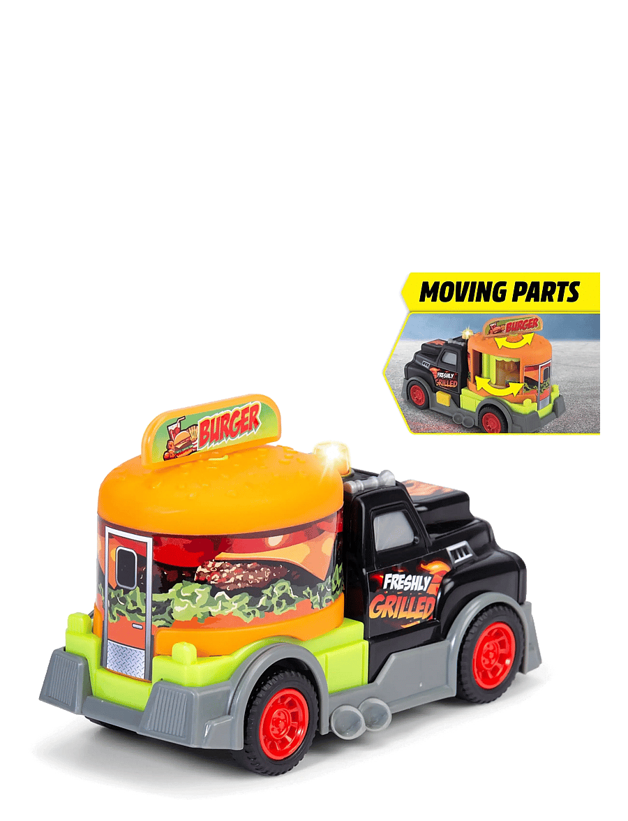 Dickie Toys - Dickie Toys Burger Truck, 15 cm - veoautod - multi coloured - 5