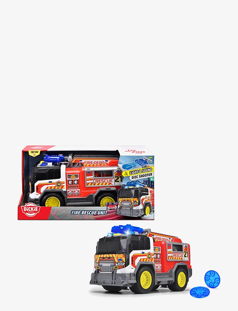 Dickie Toys - Dickie Toys Fire Rescue Unit, 30 cm - tuletõrjeautod - red - 1