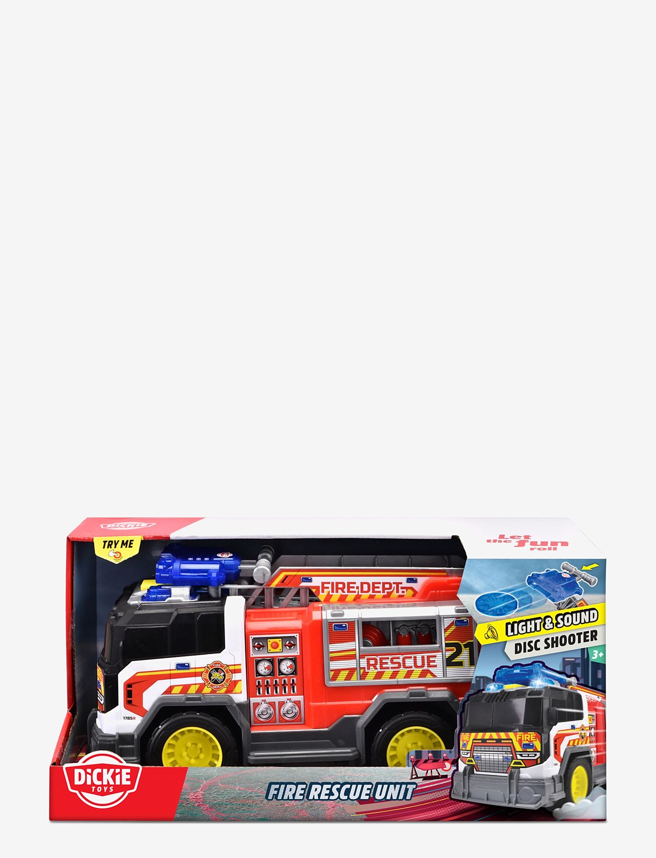 Dickie Toys - Dickie Toys Fire Rescue Unit, 30 cm - brandbilar - red - 2