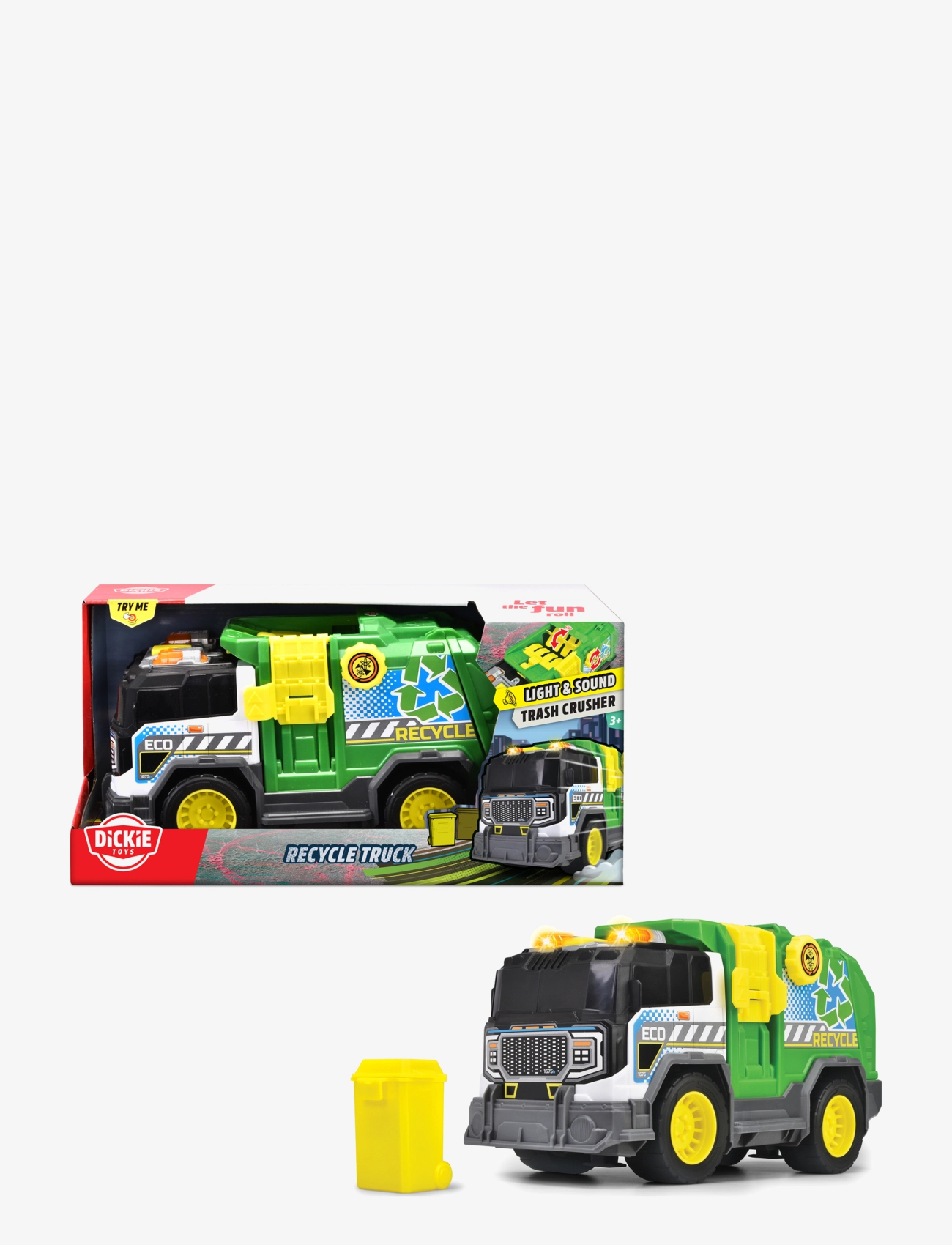 Dickie Toys - Dickie Toys Recycle Truck - müllautos - green - 2