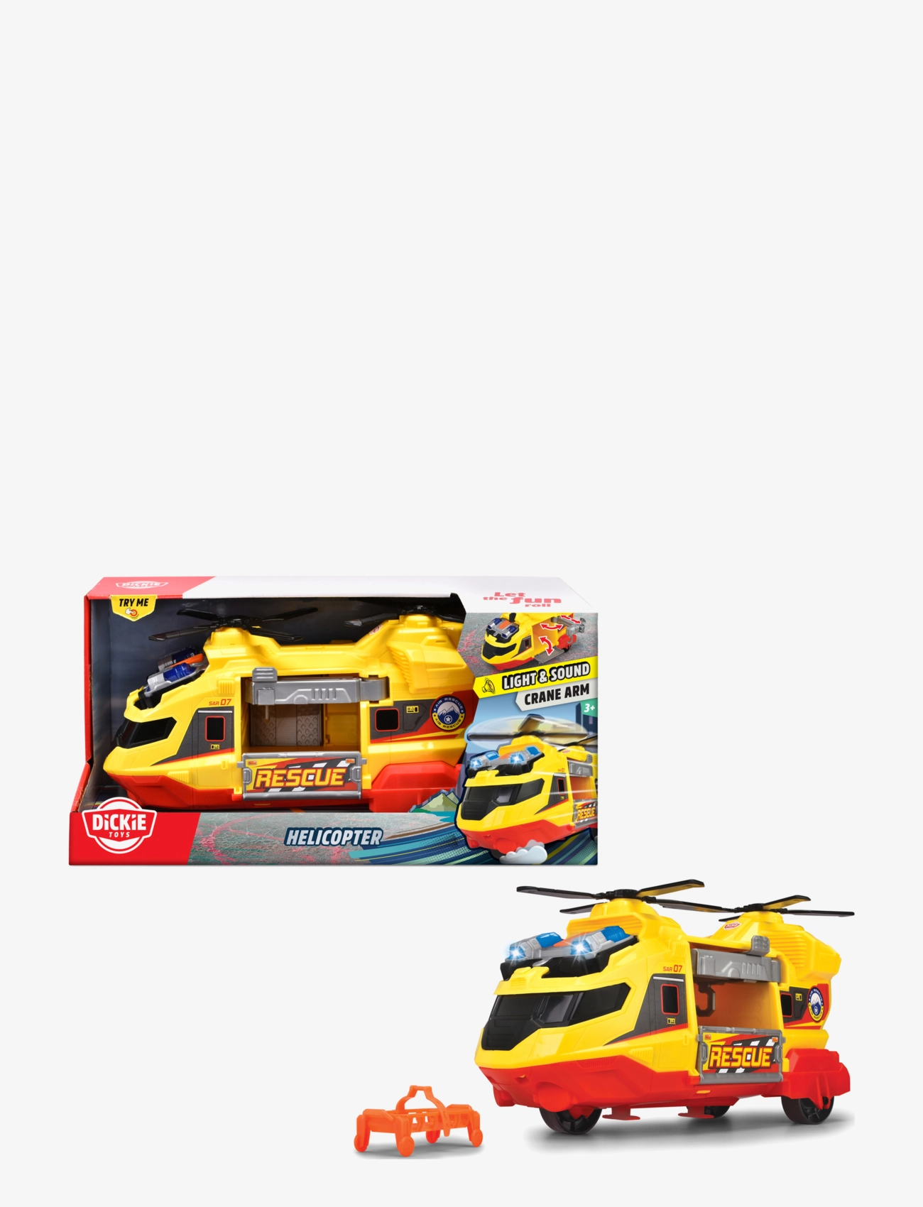 Dickie Toys - Dickie Toys Rescue Helicopter, 30 cm - fly - yellow - 2