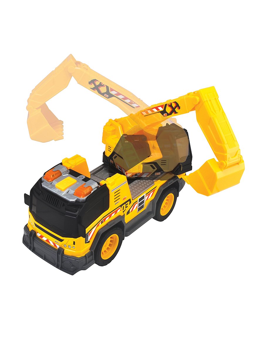 Dickie Toys - Dickie Toys Excavator Truck, 30 cm - lkw - yellow - 0