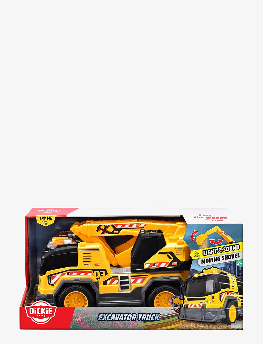 Dickie Toys - Dickie Toys Excavator Truck, 30 cm - lkw - yellow - 3