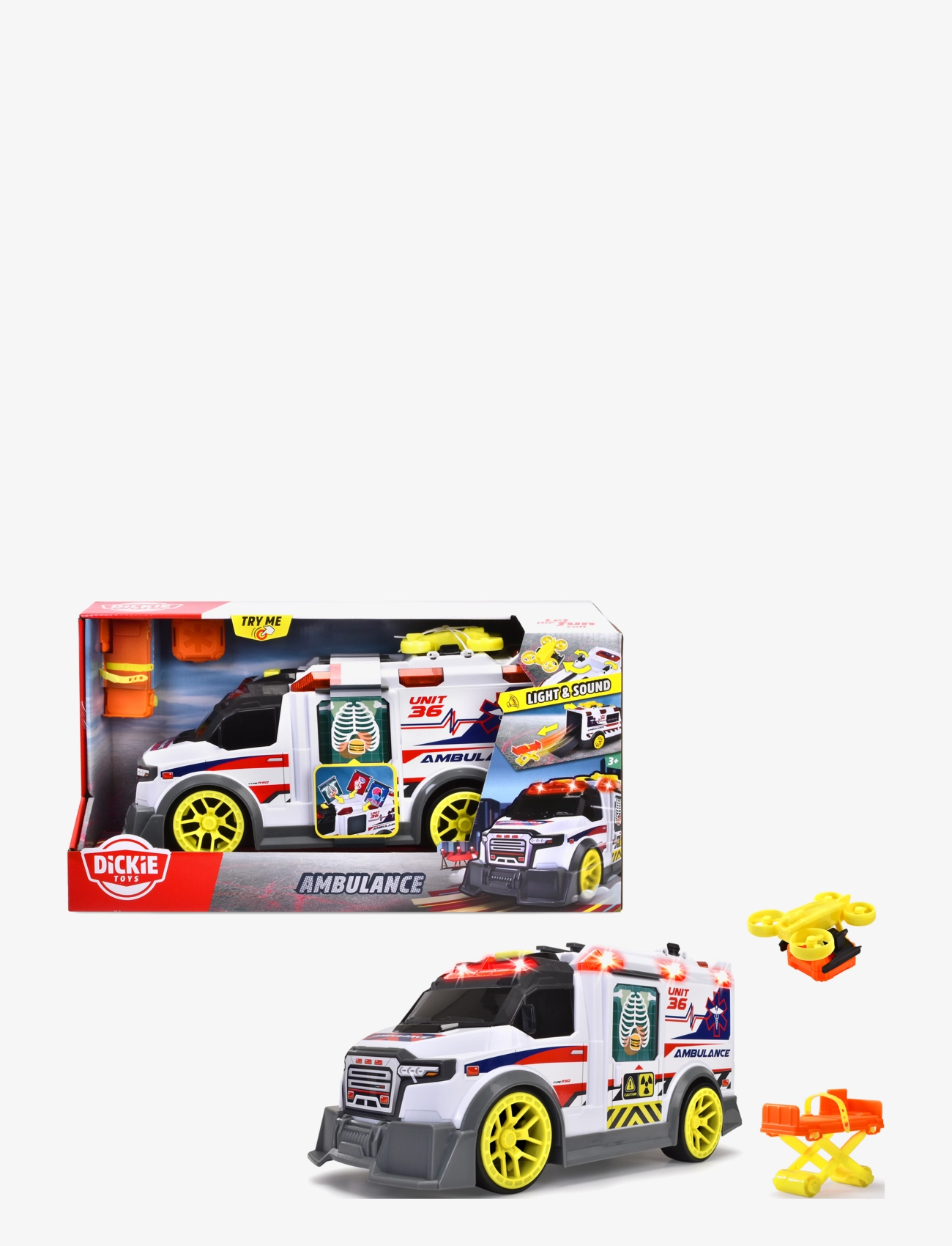 Dickie Toys - Dickie Toys Ambulance - laveste priser - multi coloured - 1