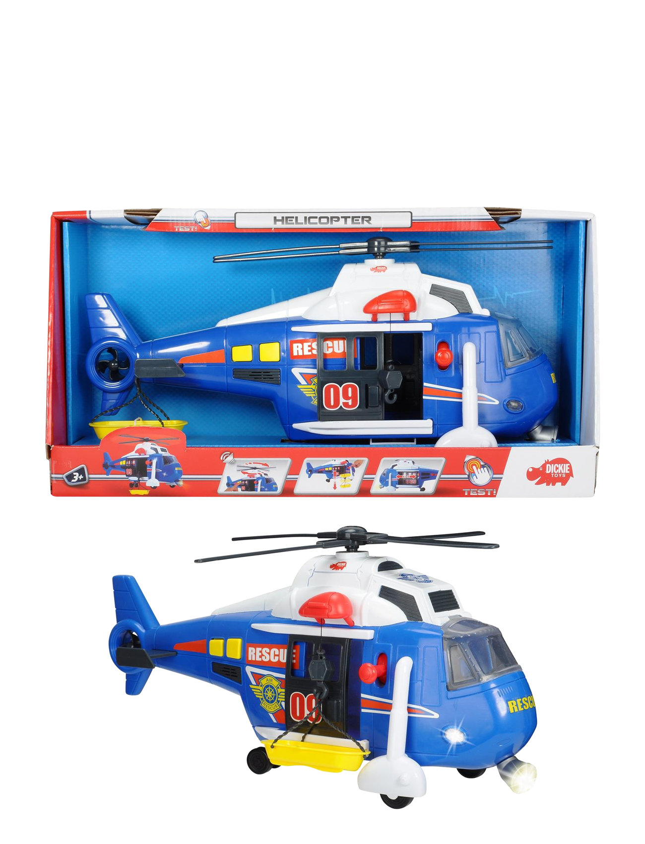 Dickie Toys - Dickie - Helicopter - leluajoneuvot - blue - 0