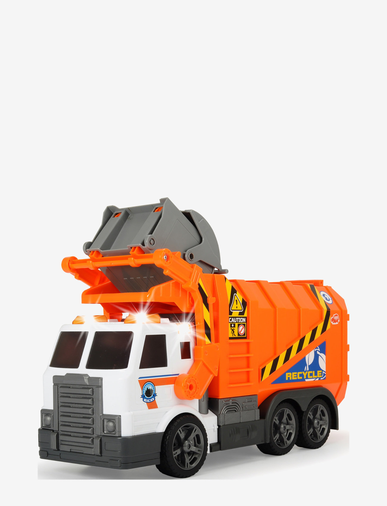 regulere leder Diktatur Dickie Toys Dickie Toys Garbage Truck (Orange), 351.75 kr | Stort udvalg af  designer mærker | Booztlet.com