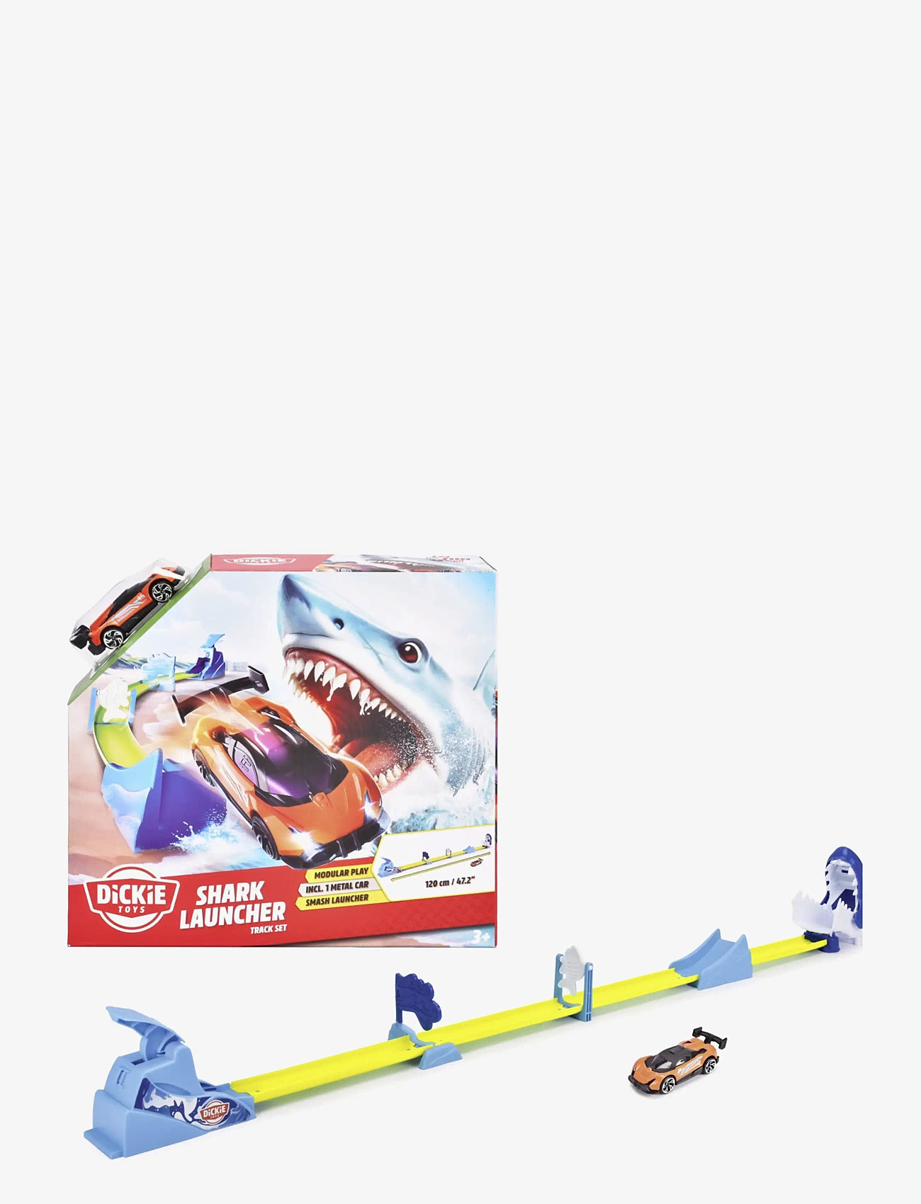 Dickie Toys - Dickie Toys Shark Launcher Track Set - racerbaner - multi coloured - 1