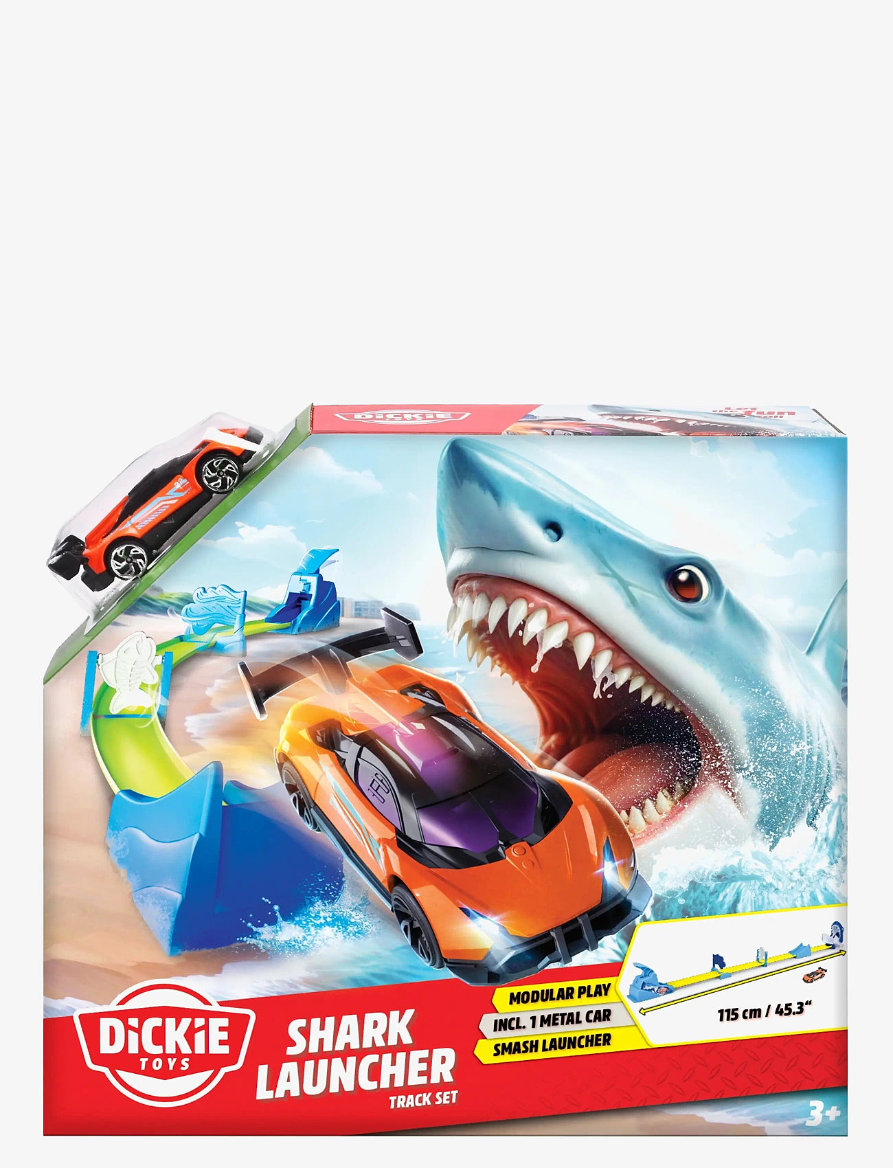 Dickie Toys - Dickie Toys Shark Launcher Track Set - racerbaner - multi coloured - 2