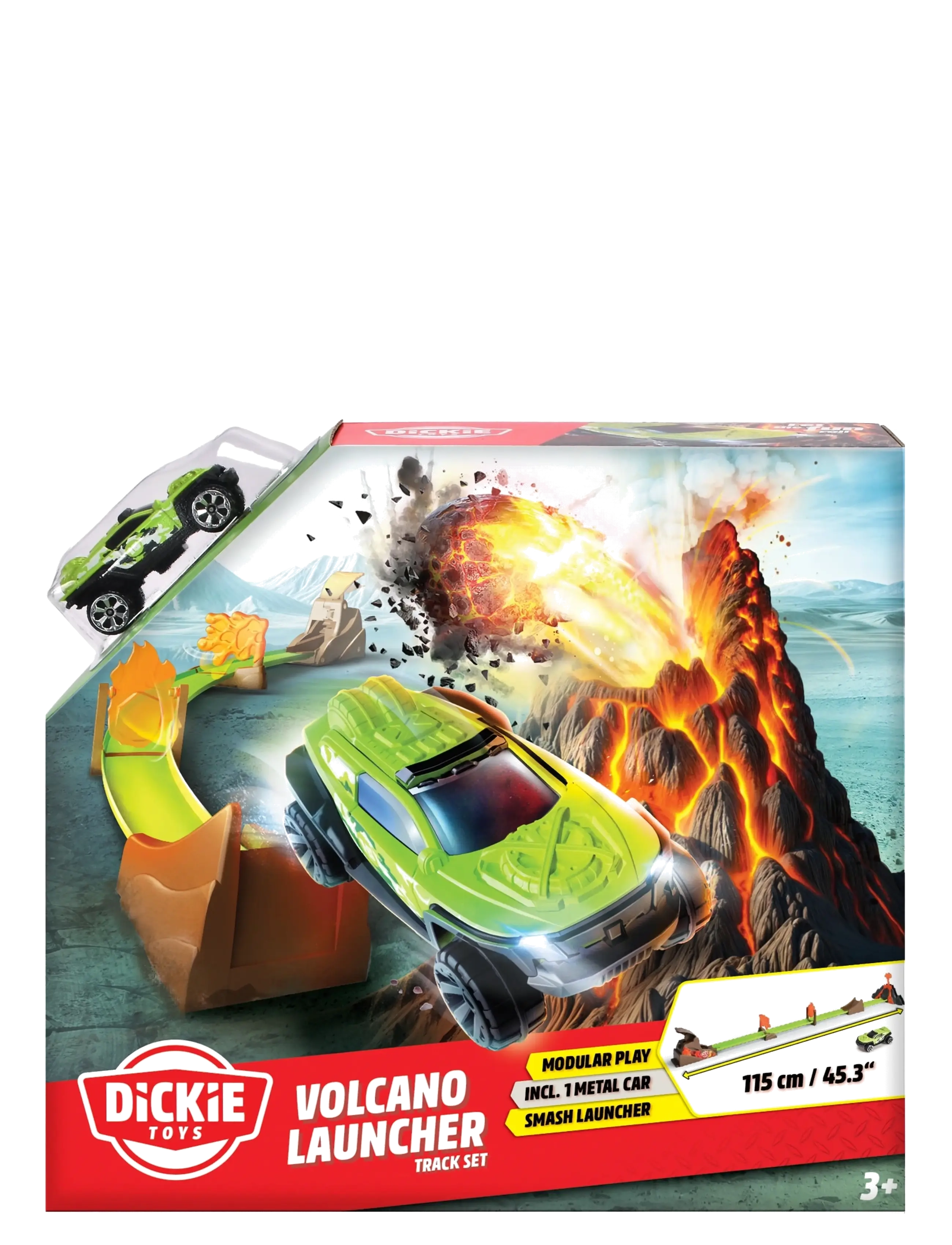 Dickie Toys - Dickie Toys Volcano Launcher Track Set - racerbaner - orange - 2
