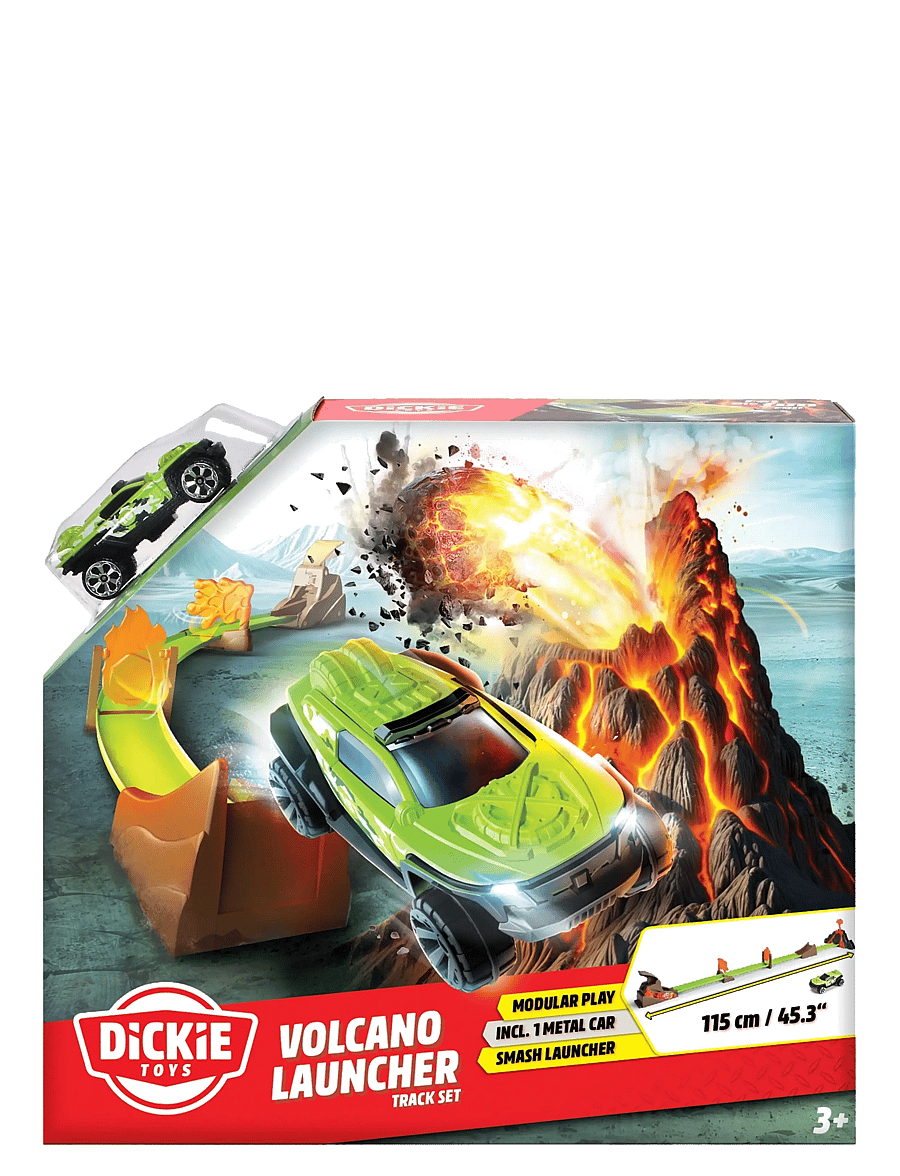 Dickie Toys - Dickie Toys Volcano Launcher Track Set - rennbahnen - orange - 2