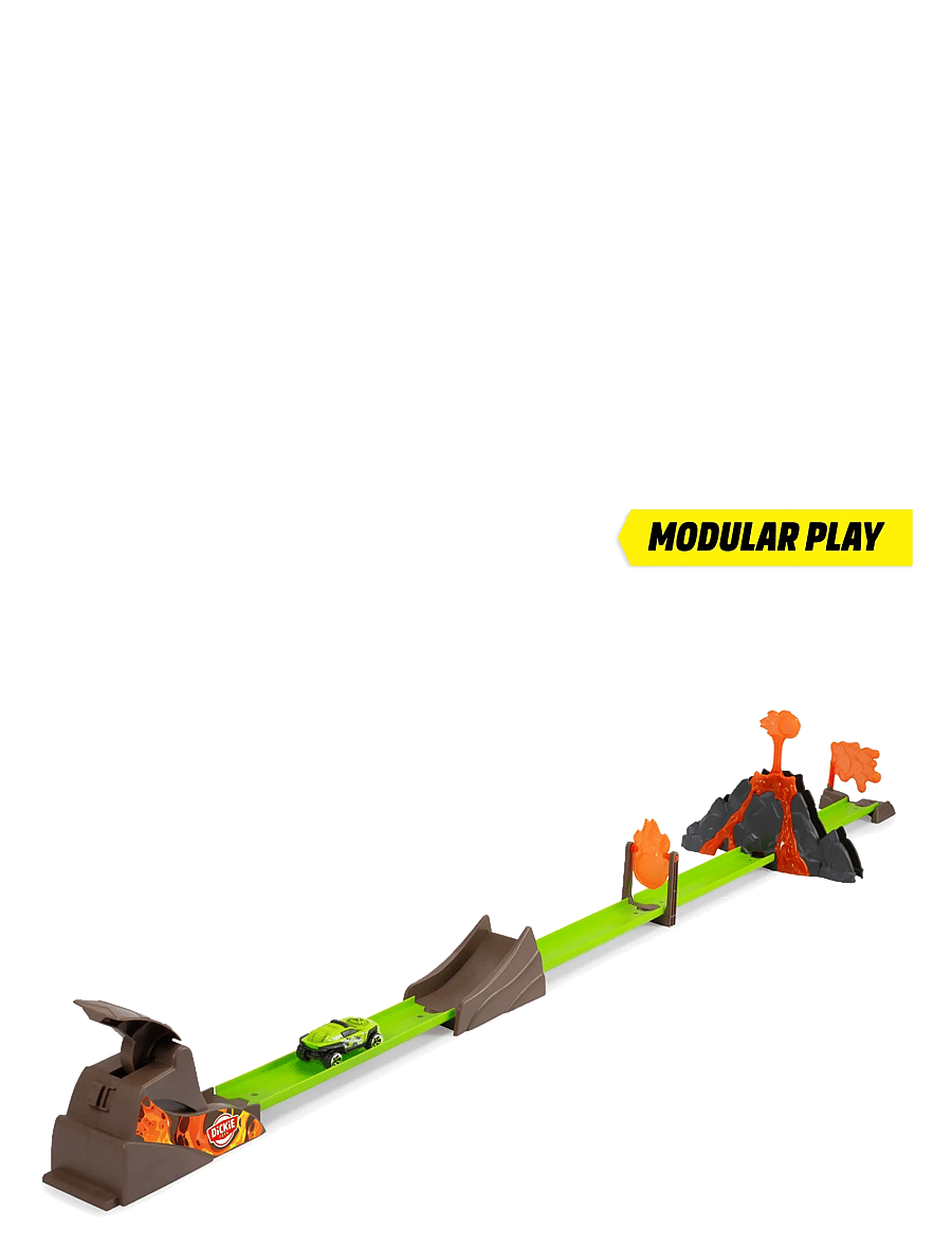 Dickie Toys - Dickie Toys Volcano Launcher Track Set - rennbahnen - orange - 4