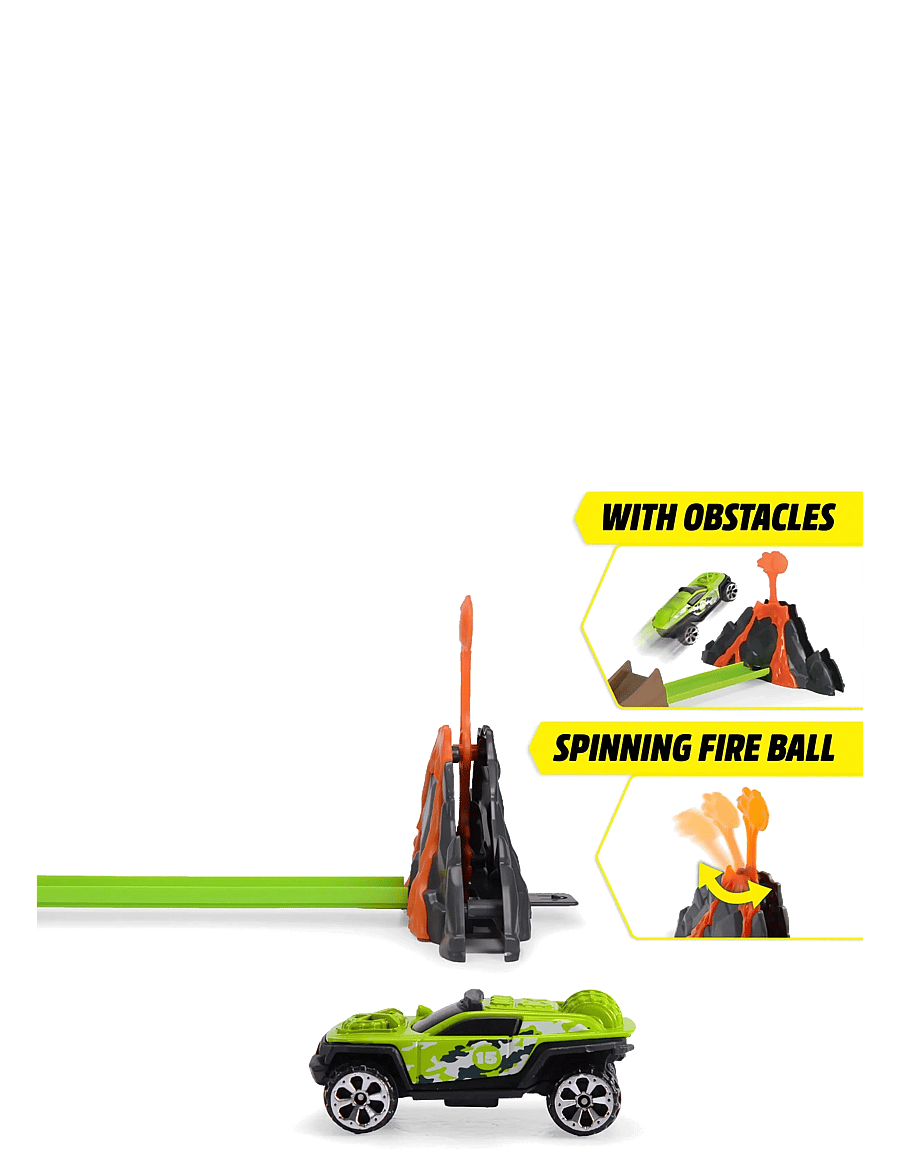 Dickie Toys - Dickie Toys Volcano Launcher Track Set - rennbahnen - orange - 5