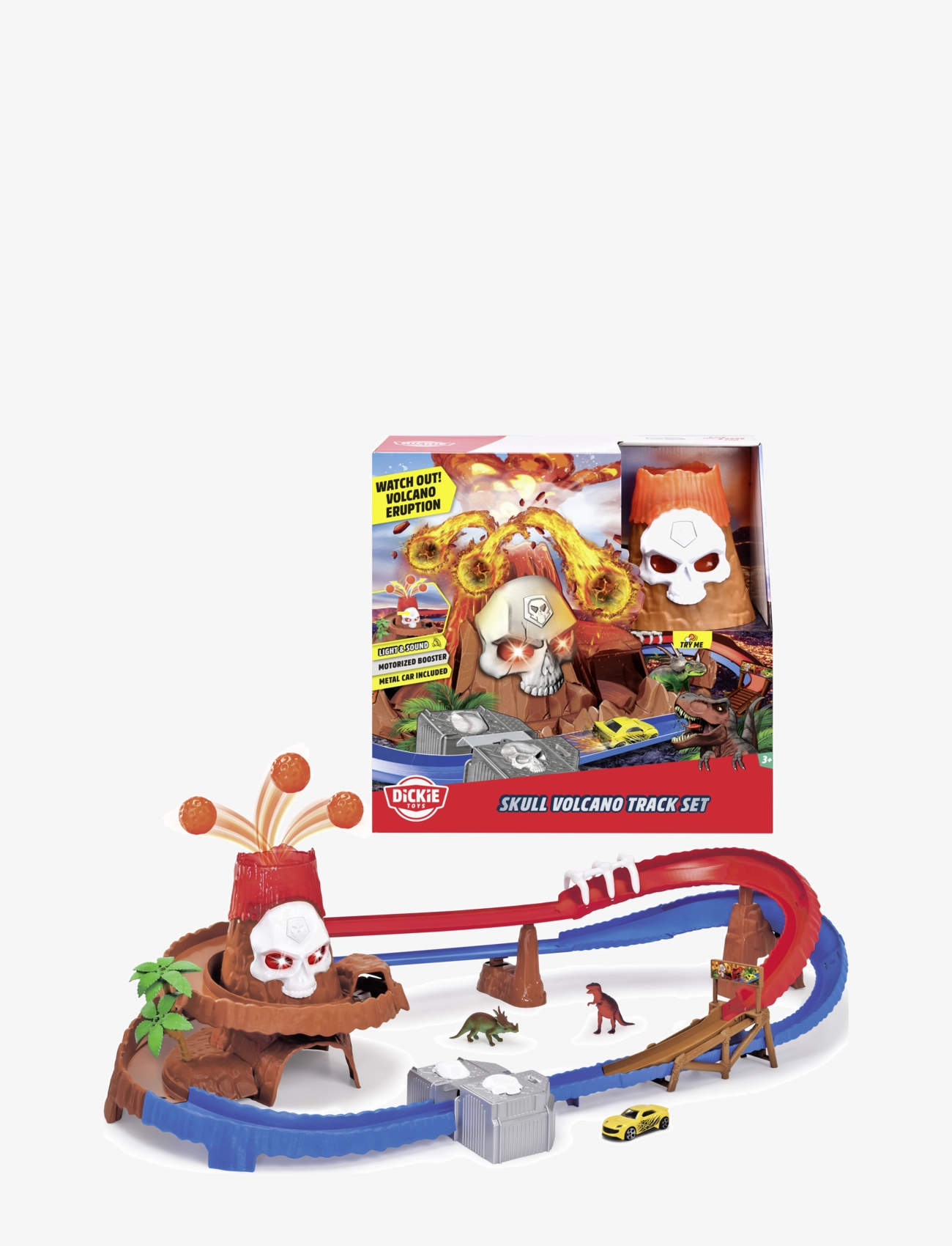 Dickie Toys - Dickie Toys Vulkan Bilbana Lekset, 100 cm - multi coloured - 1