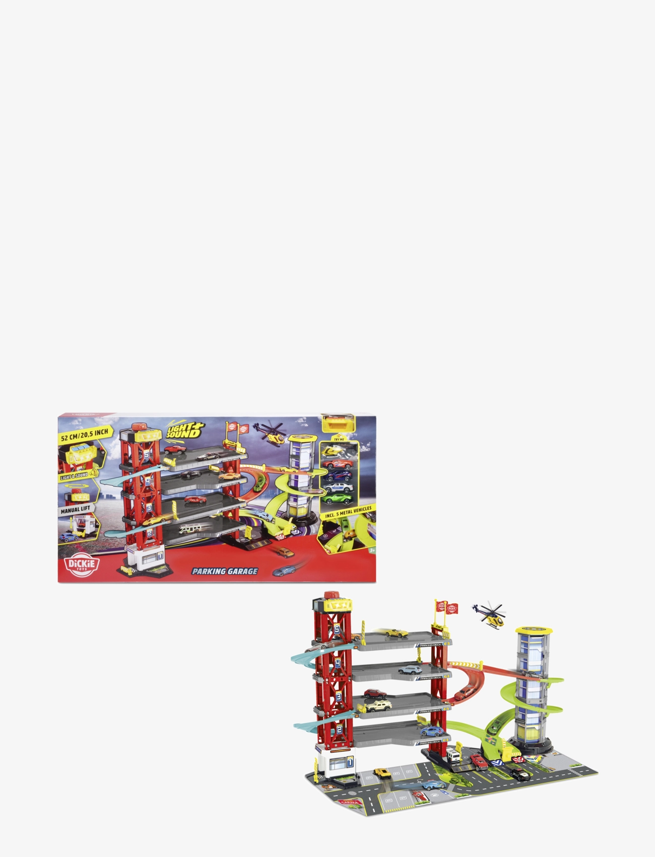 Dickie Toys - Dickie Toys Parkeringshus med 4 Bilar - garages pour véhicules - multi coloured - 2