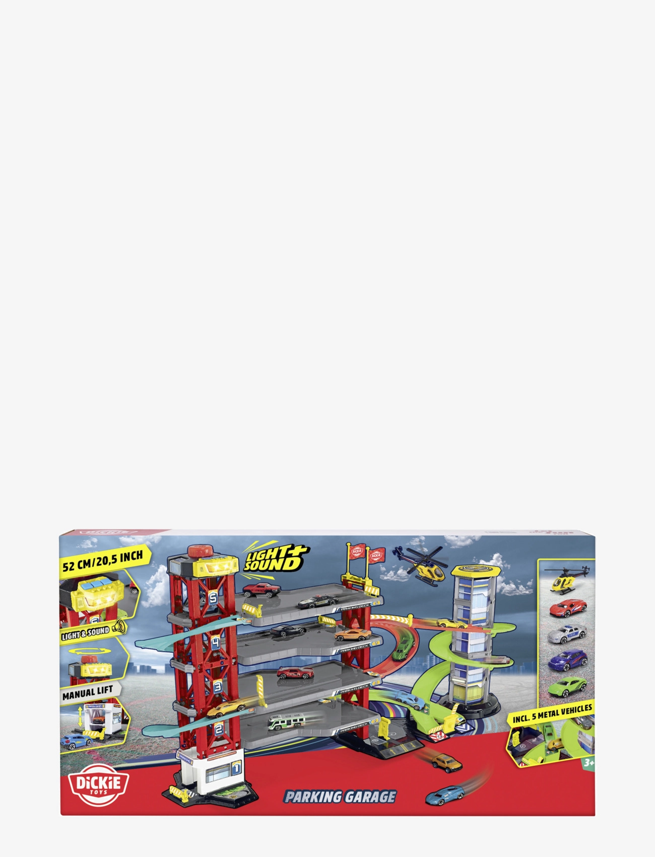 Dickie Toys - Dickie Toys Parkeringshus med 4 Bilar - garages pour véhicules - multi coloured - 3