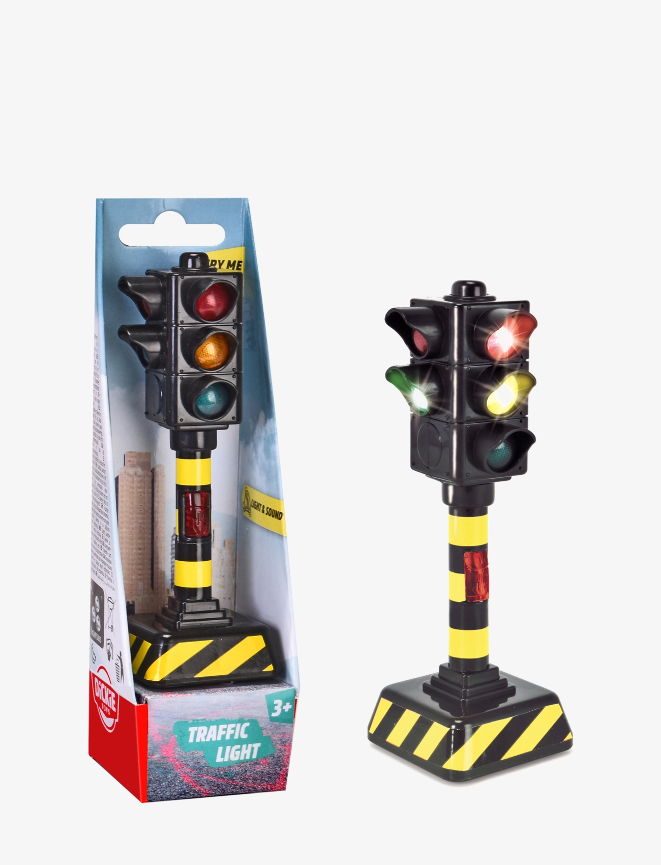Dickie Spielzeug Traffic Light, One Size, Toy Vehicles, Schwarz - Train Accessories, Kinder